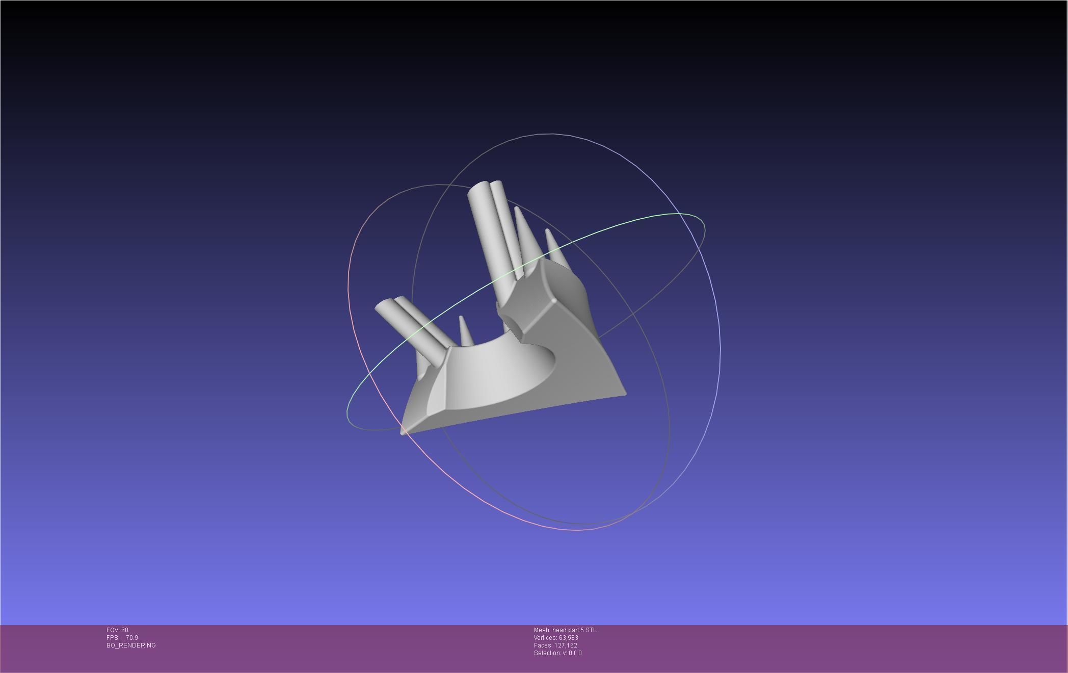 Chainsaw Man head printable assembly 3D print model_72