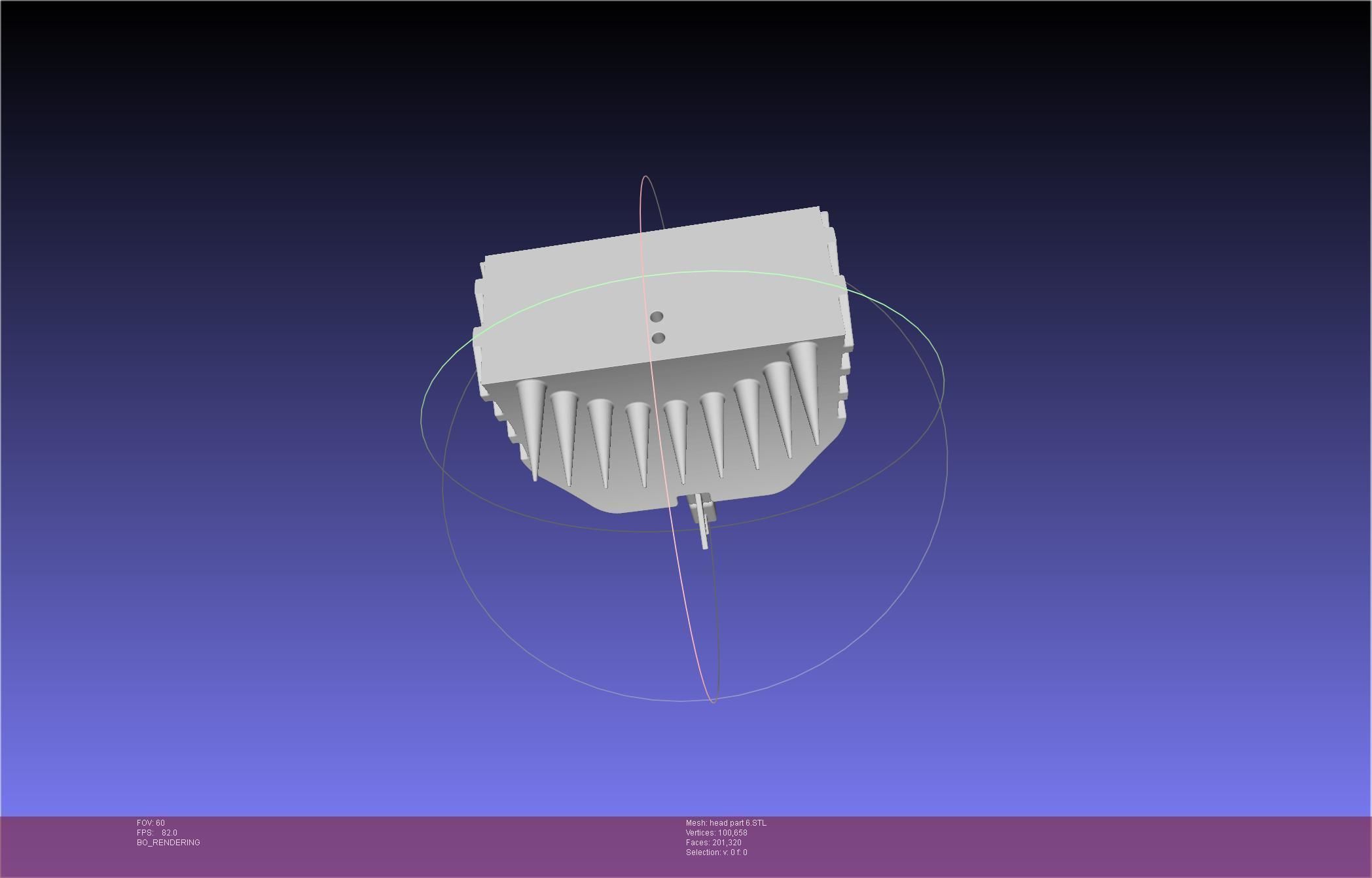 Chainsaw Man head printable assembly 3D print model_78