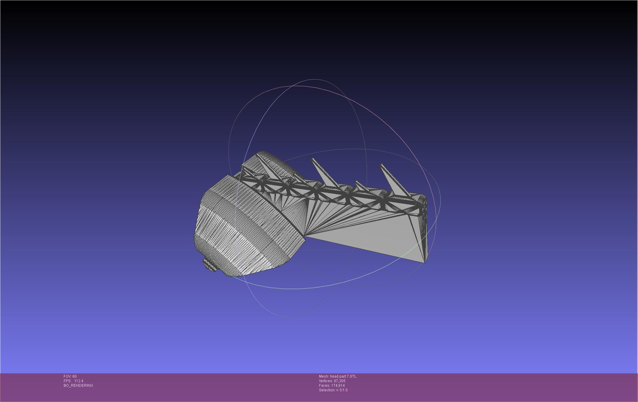 Chainsaw Man head printable assembly 3D print model_98