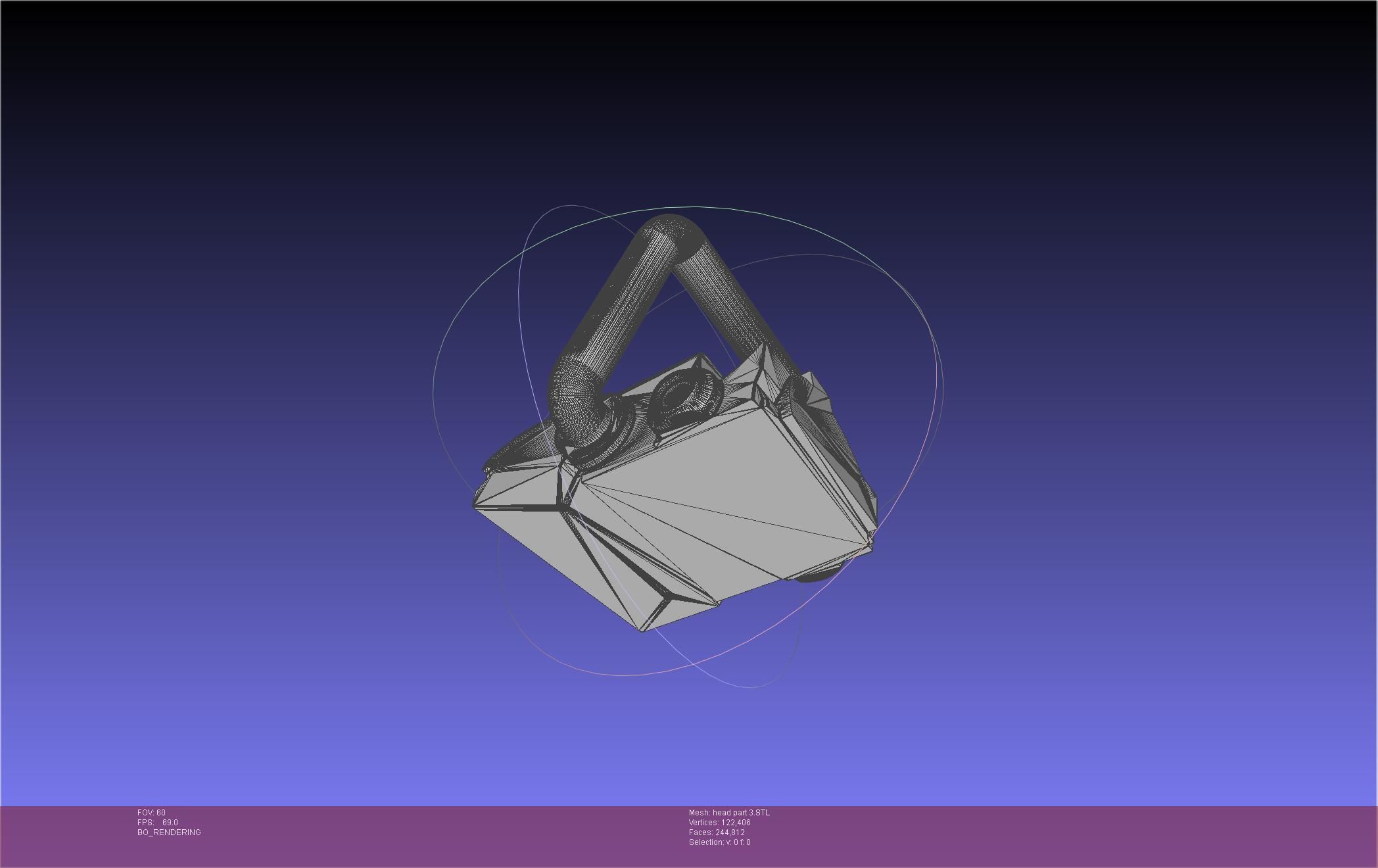 Chainsaw Man head printable assembly 3D print model_69