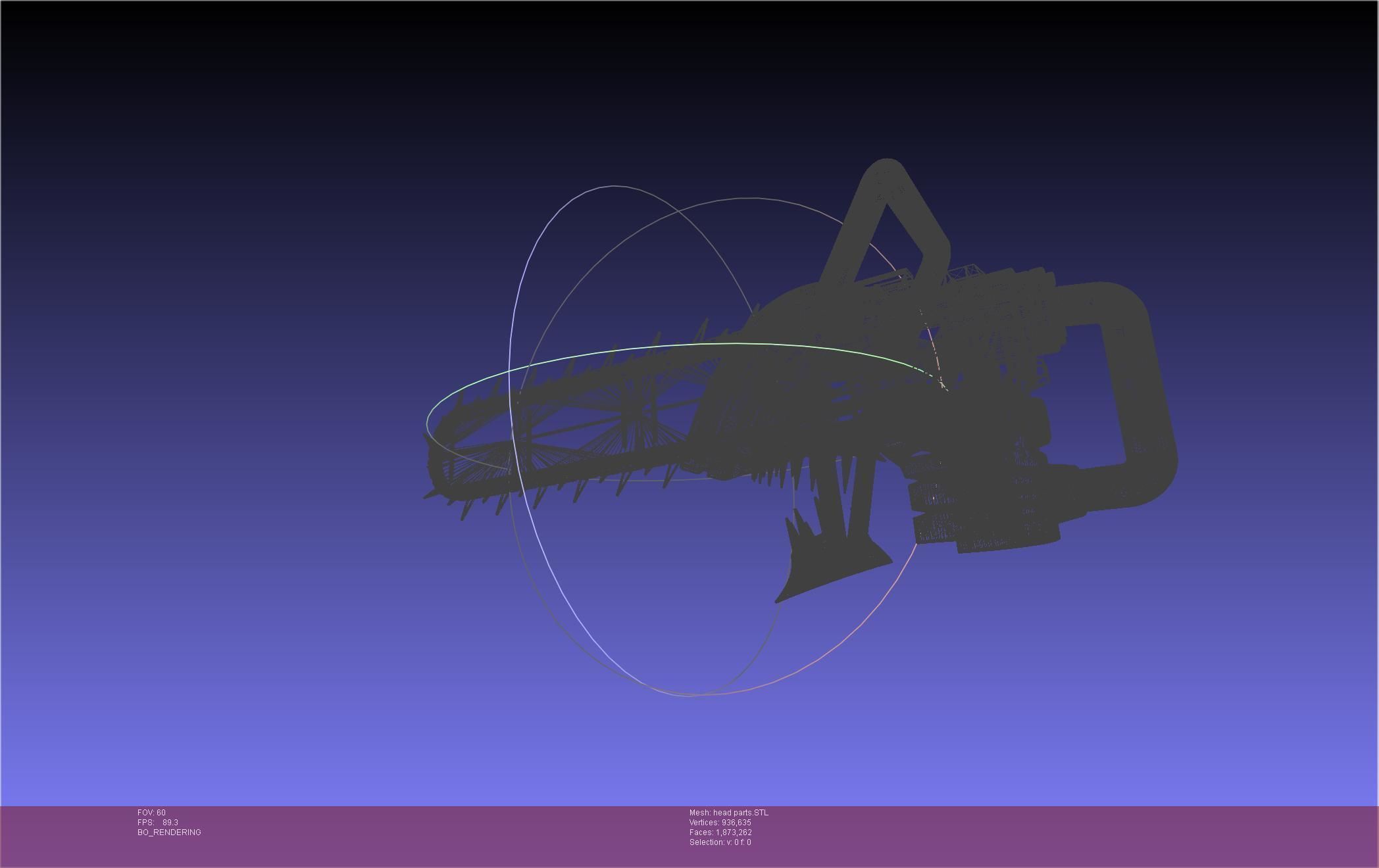 Chainsaw Man head printable assembly 3D print model_44