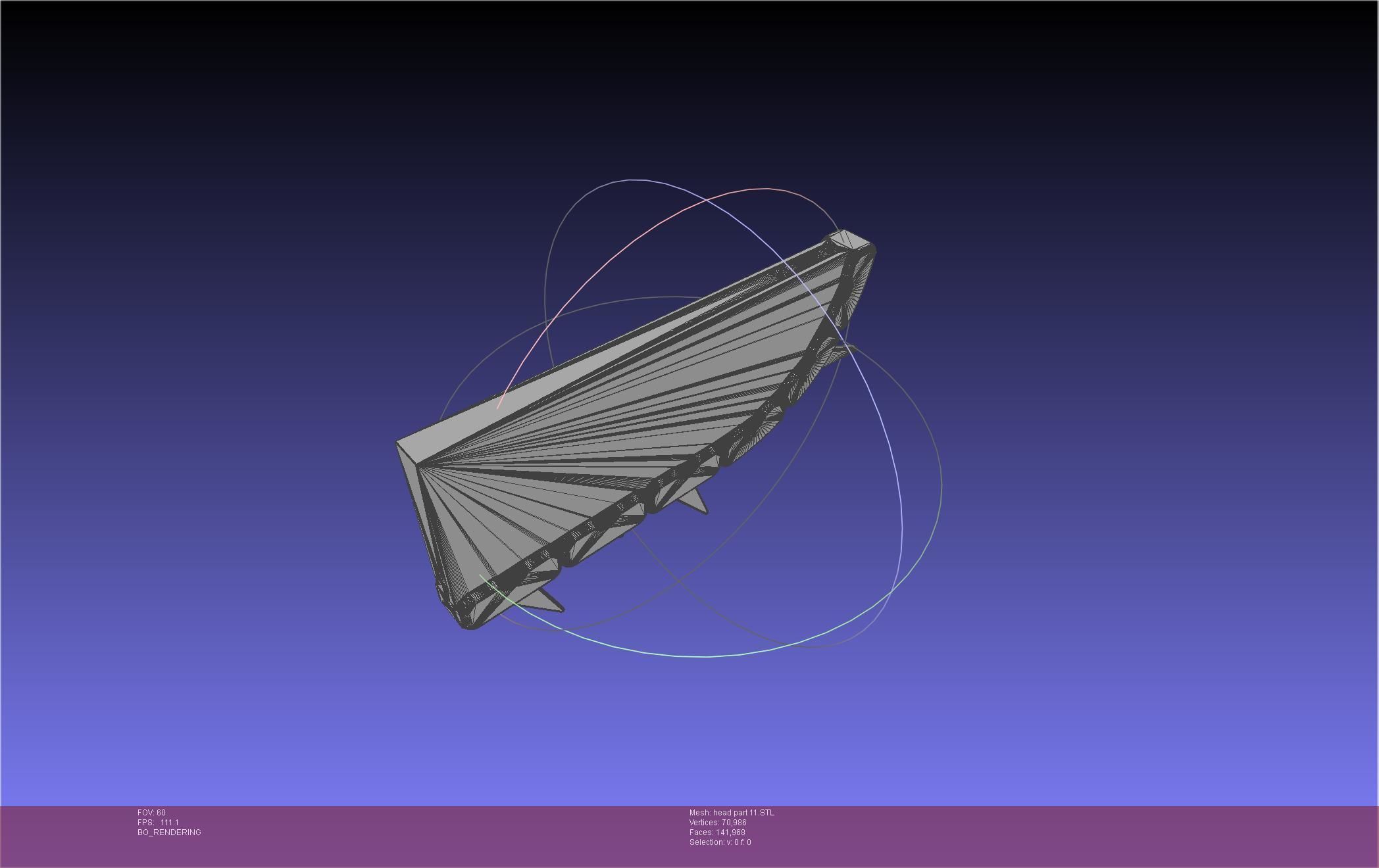 Chainsaw Man head printable assembly 3D print model_120