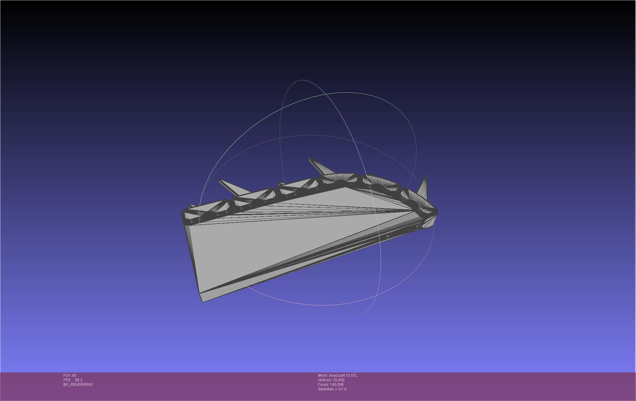 Chainsaw Man head printable assembly 3D print model_114
