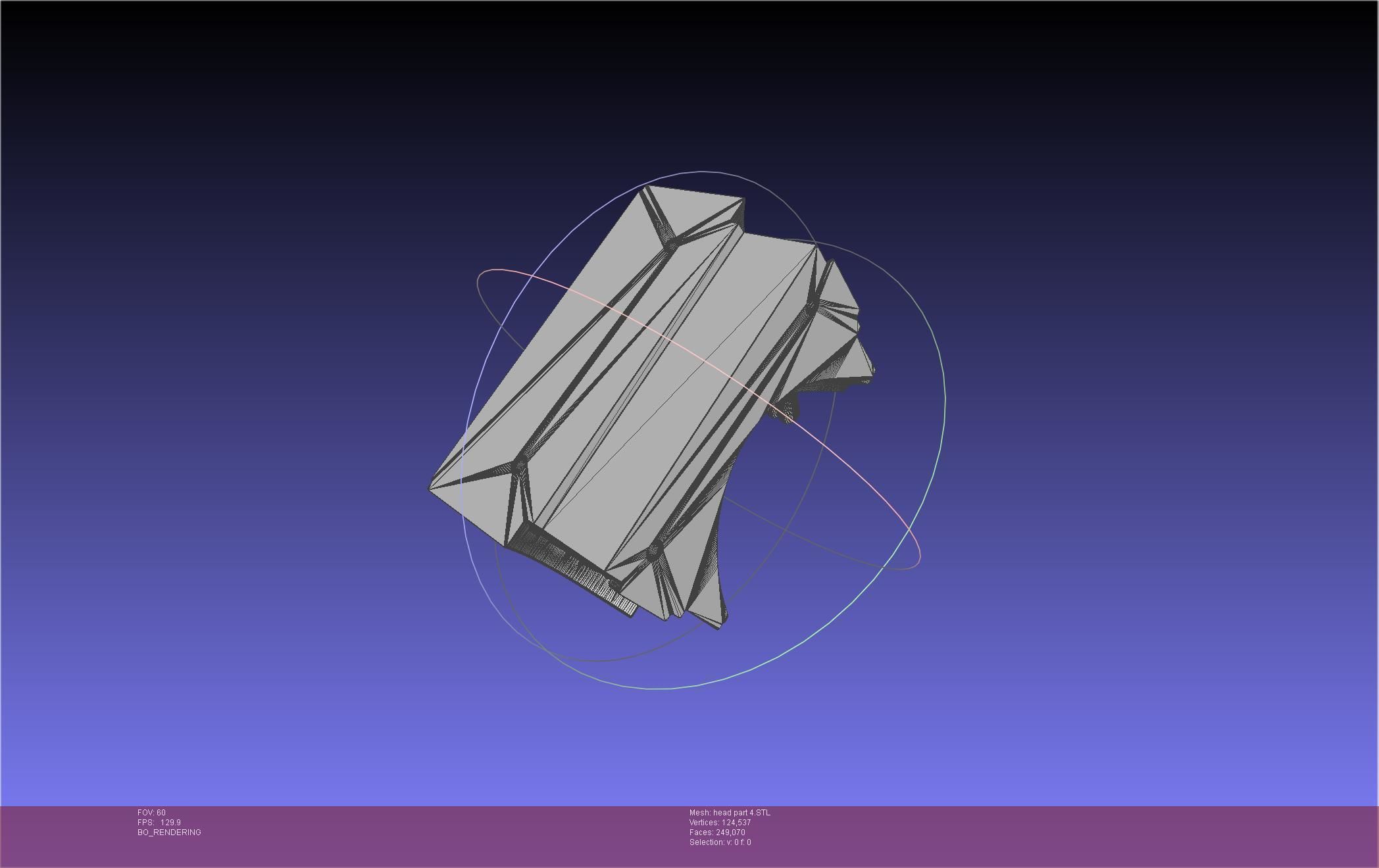 Chainsaw Man head printable assembly 3D print model_137