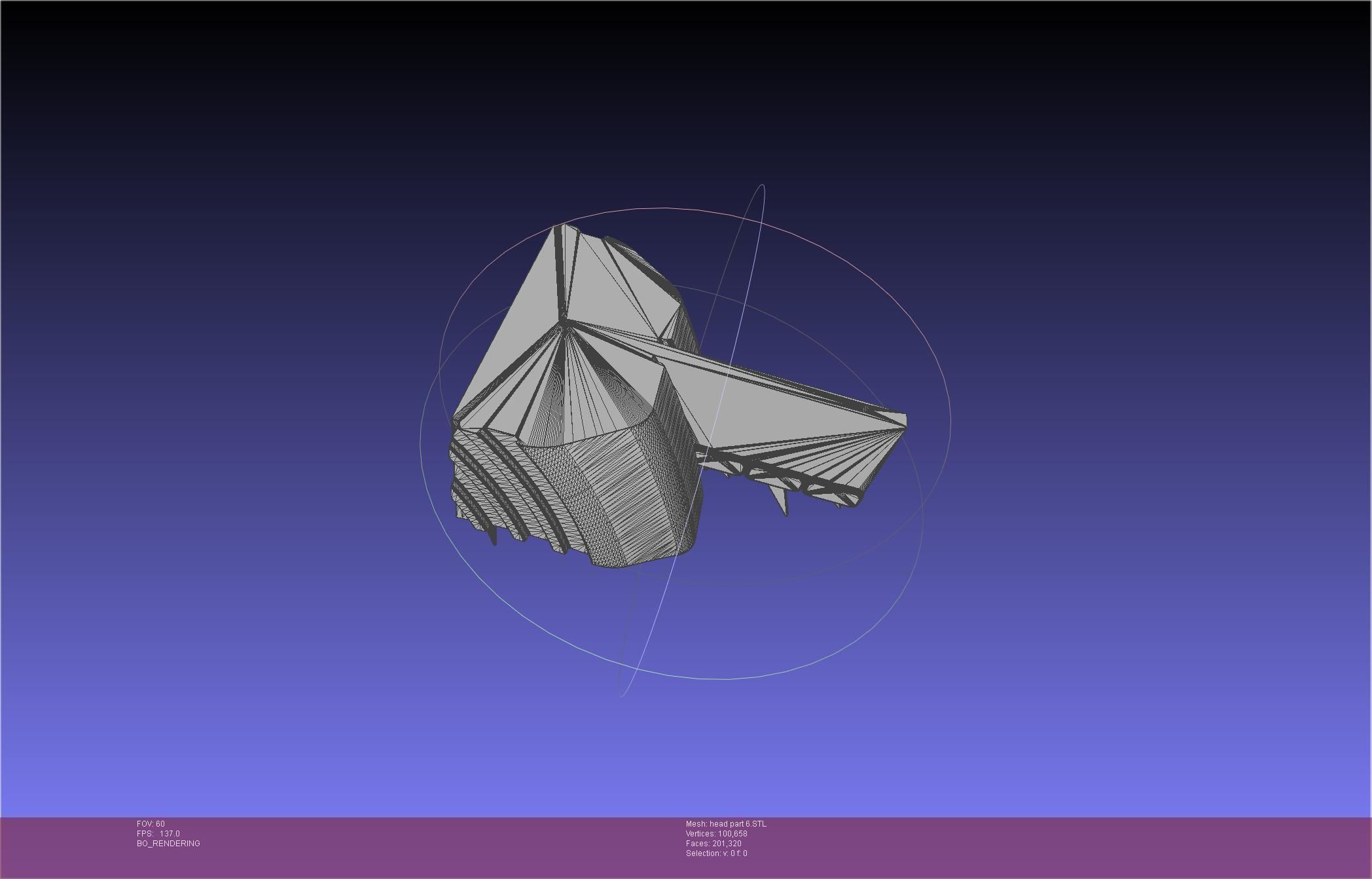 Chainsaw Man head printable assembly 3D print model_88