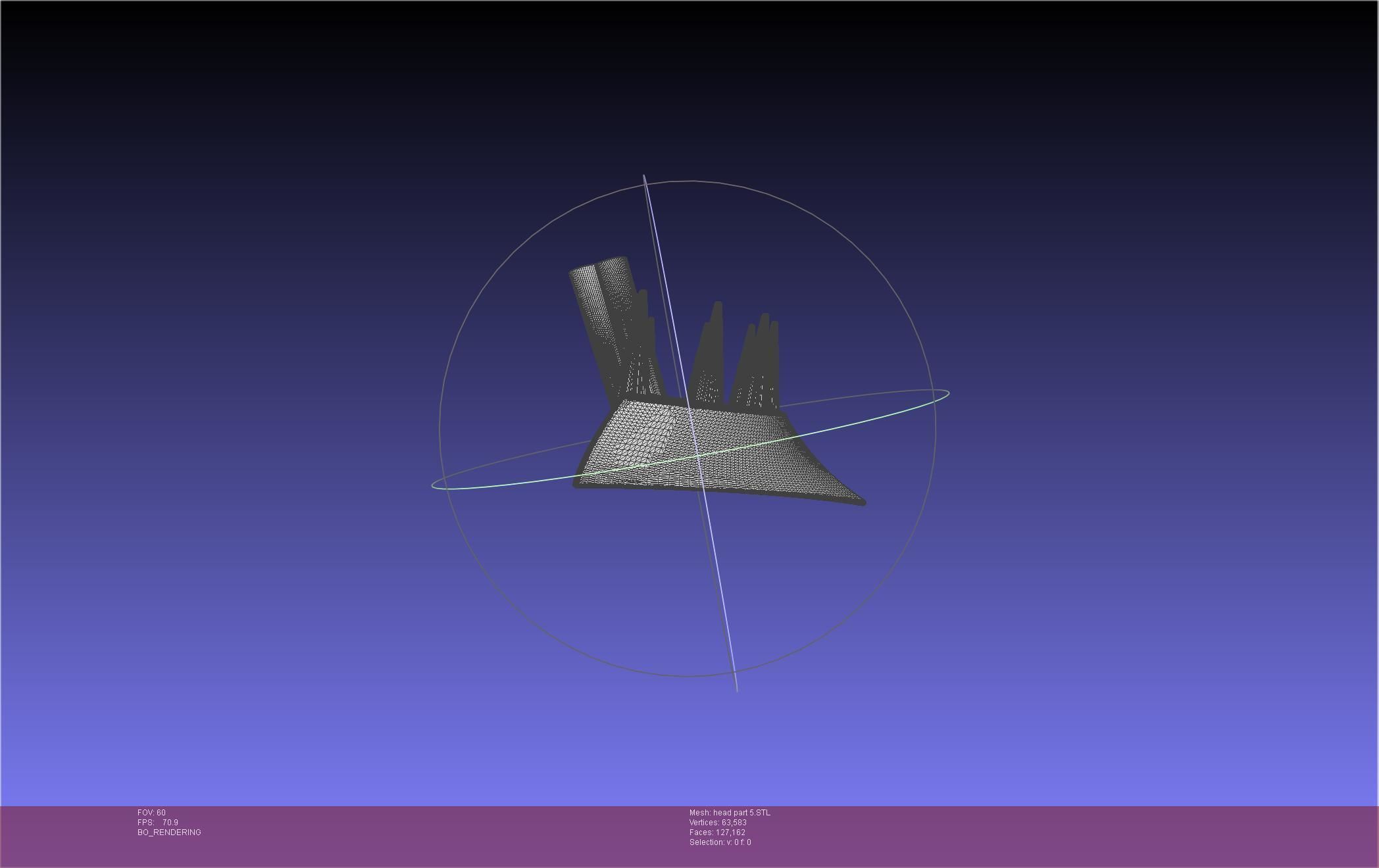 Chainsaw Man head printable assembly 3D print model_76