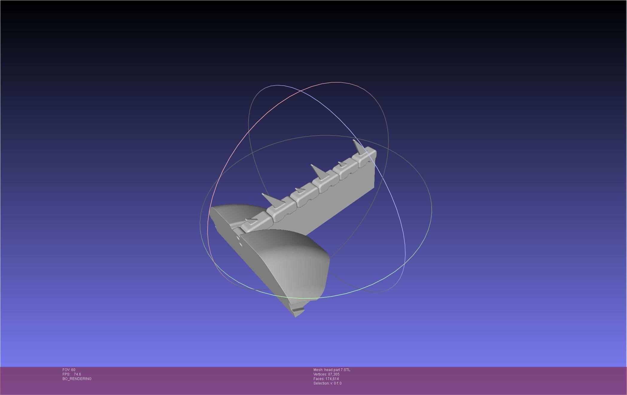 Chainsaw Man head printable assembly 3D print model_89