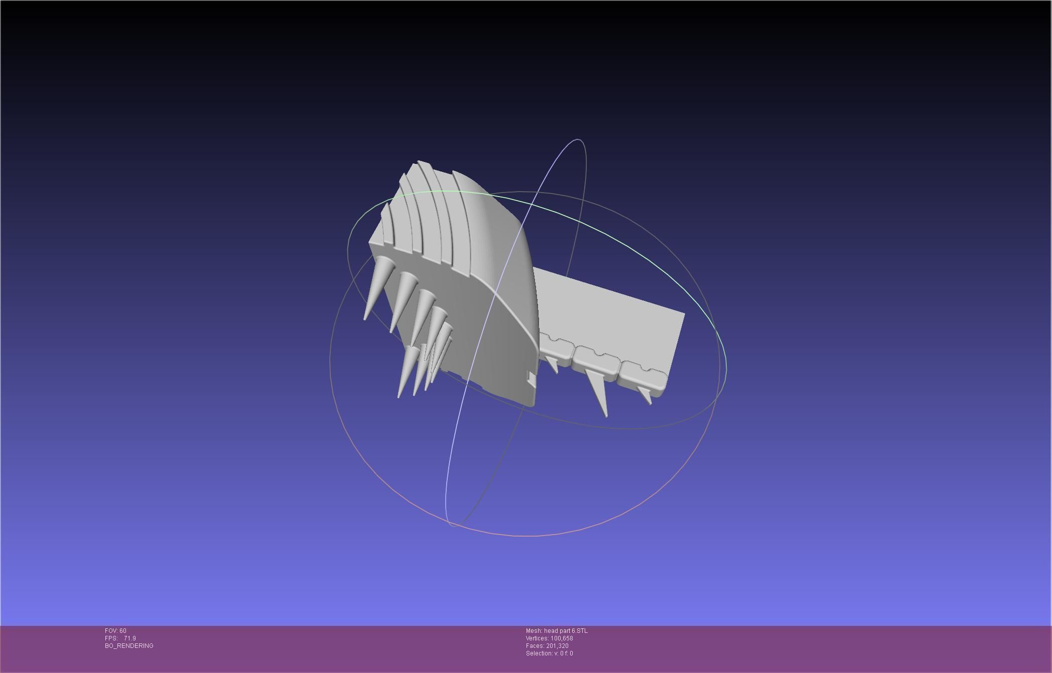 Chainsaw Man head printable assembly 3D print model_84