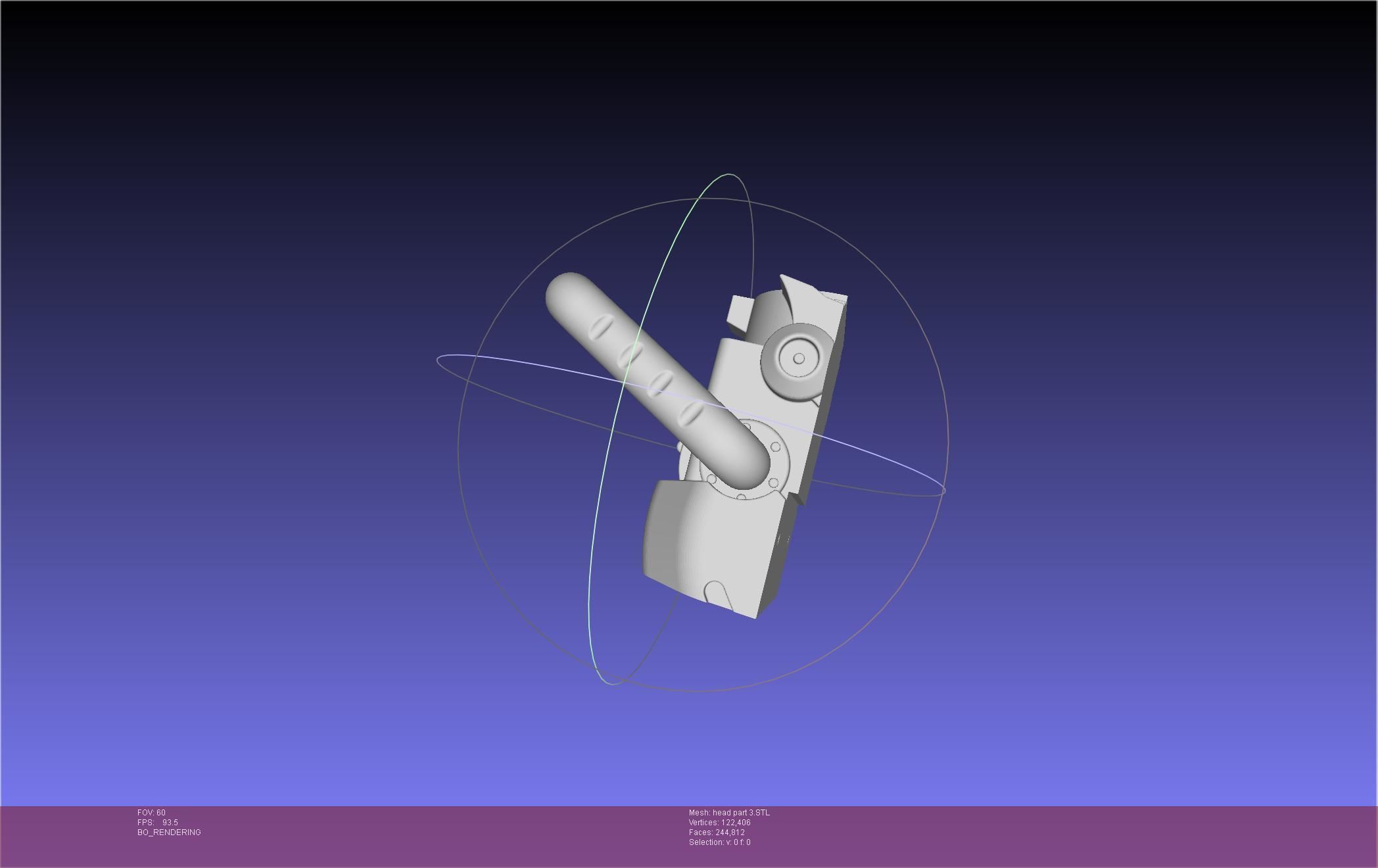 Chainsaw Man head printable assembly 3D print model_61