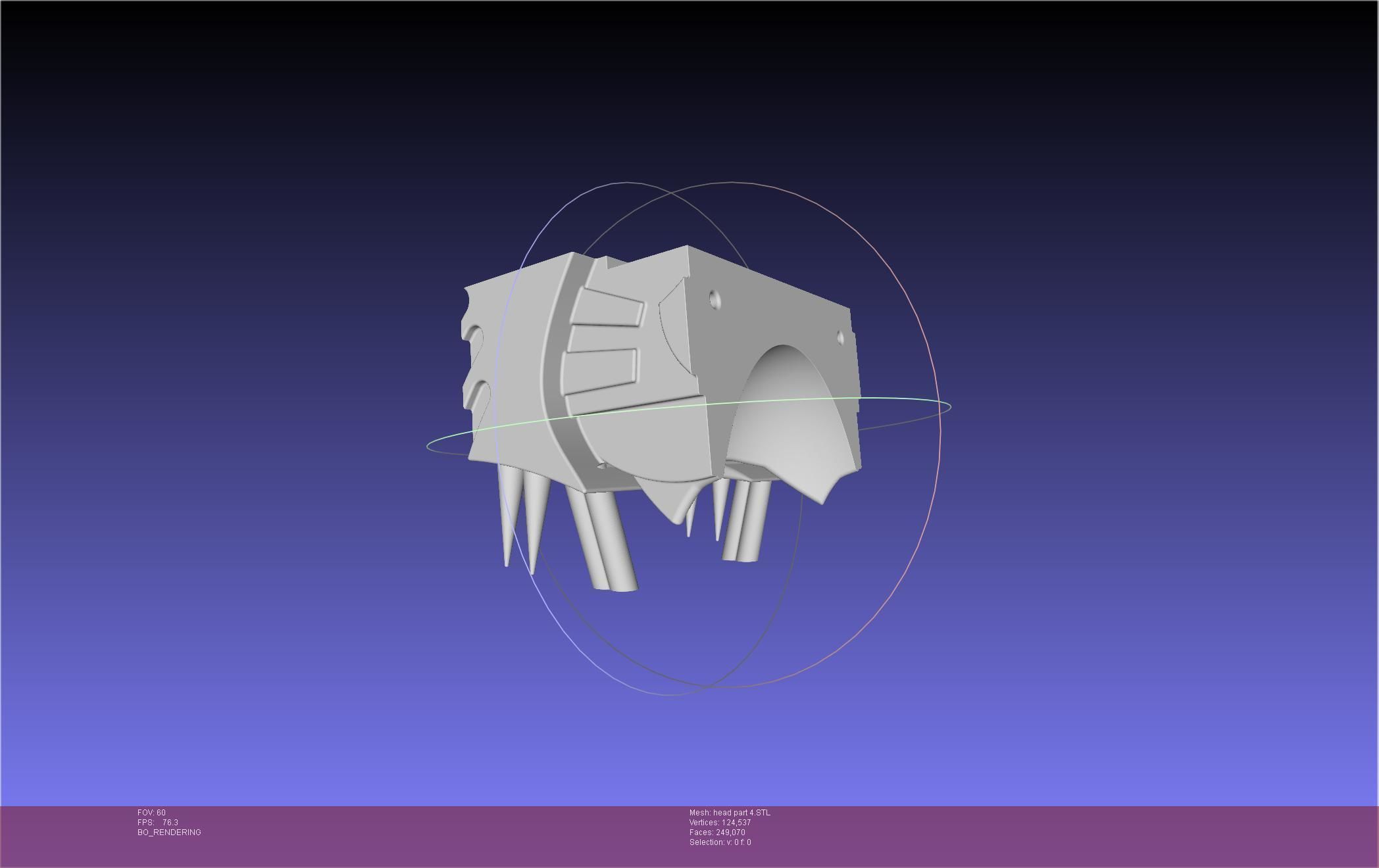 Chainsaw Man head printable assembly 3D print model_134