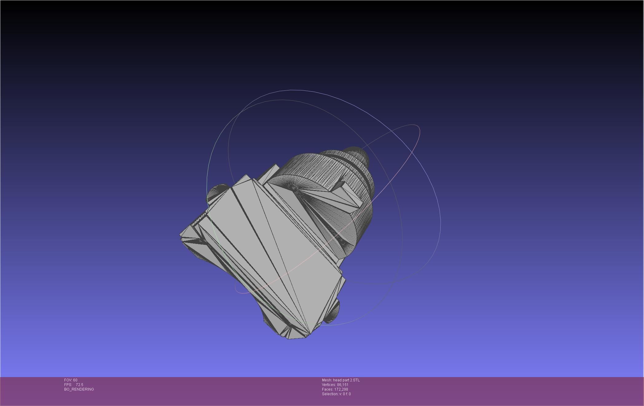 Chainsaw Man head printable assembly 3D print model_58