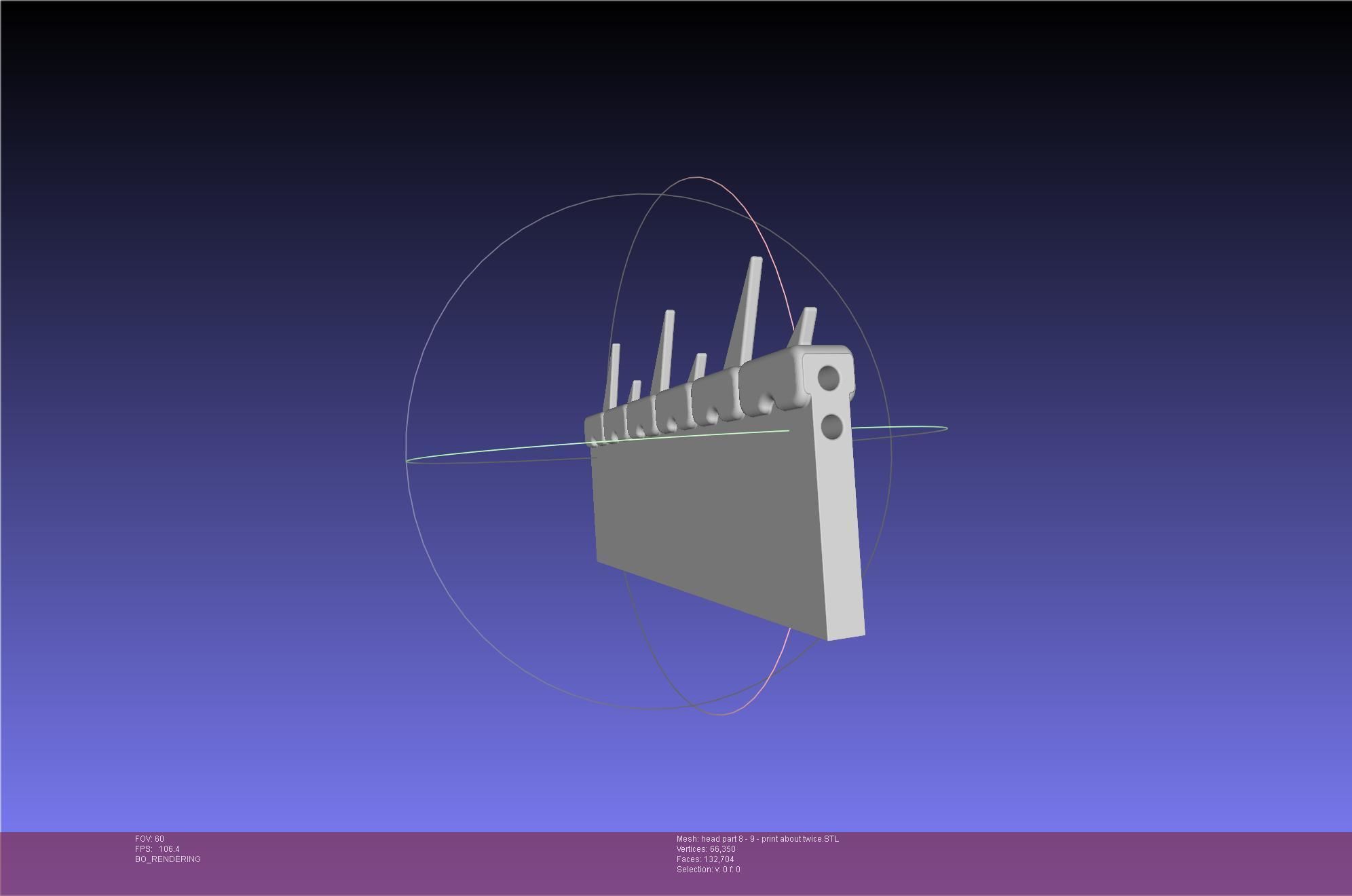 Chainsaw Man head printable assembly 3D print model_101