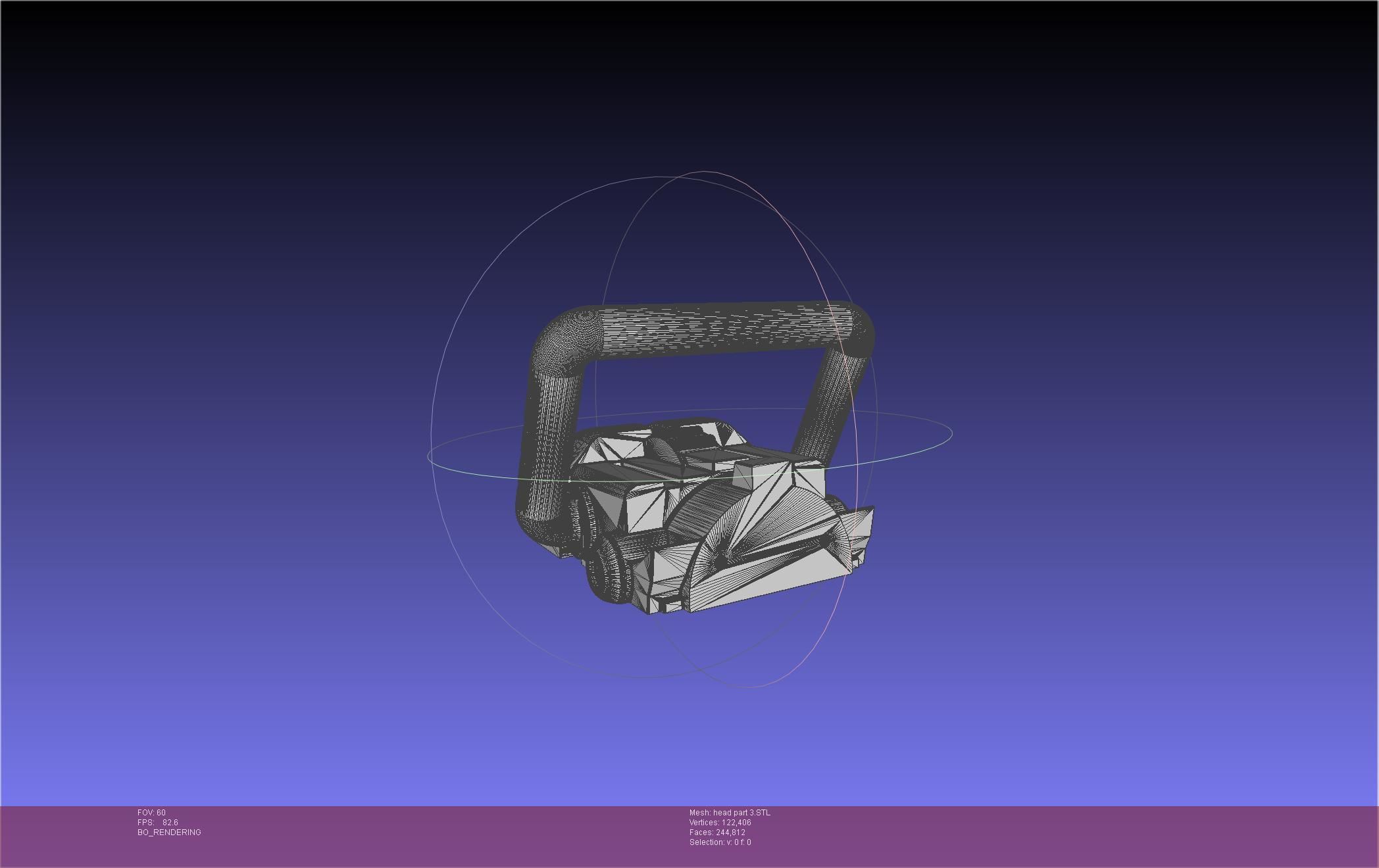 Chainsaw Man head printable assembly 3D print model_68