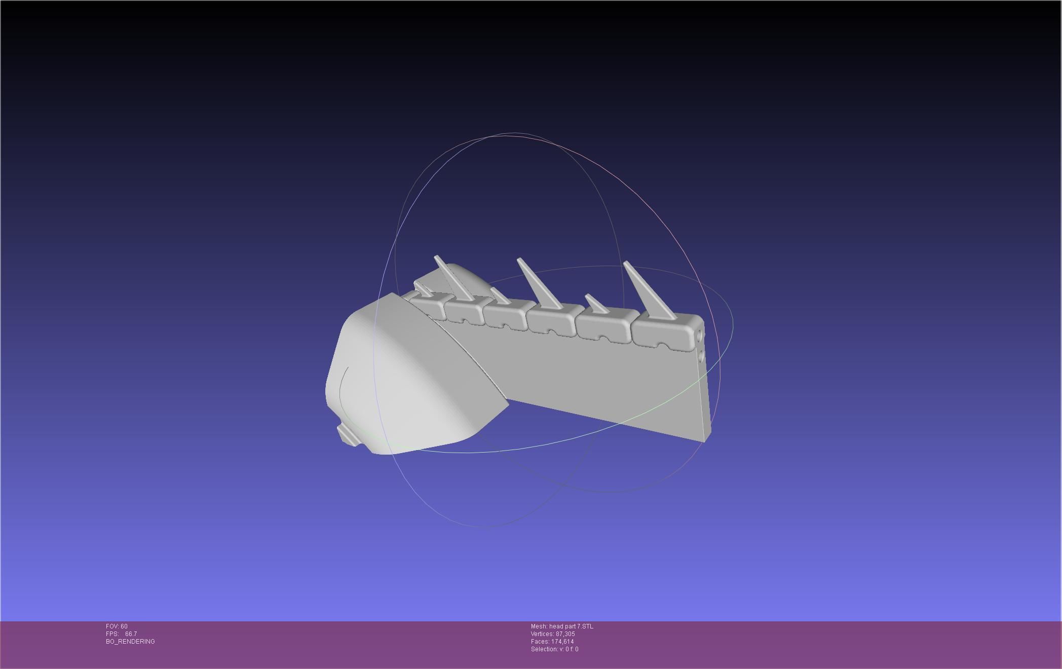 Chainsaw Man head printable assembly 3D print model_99