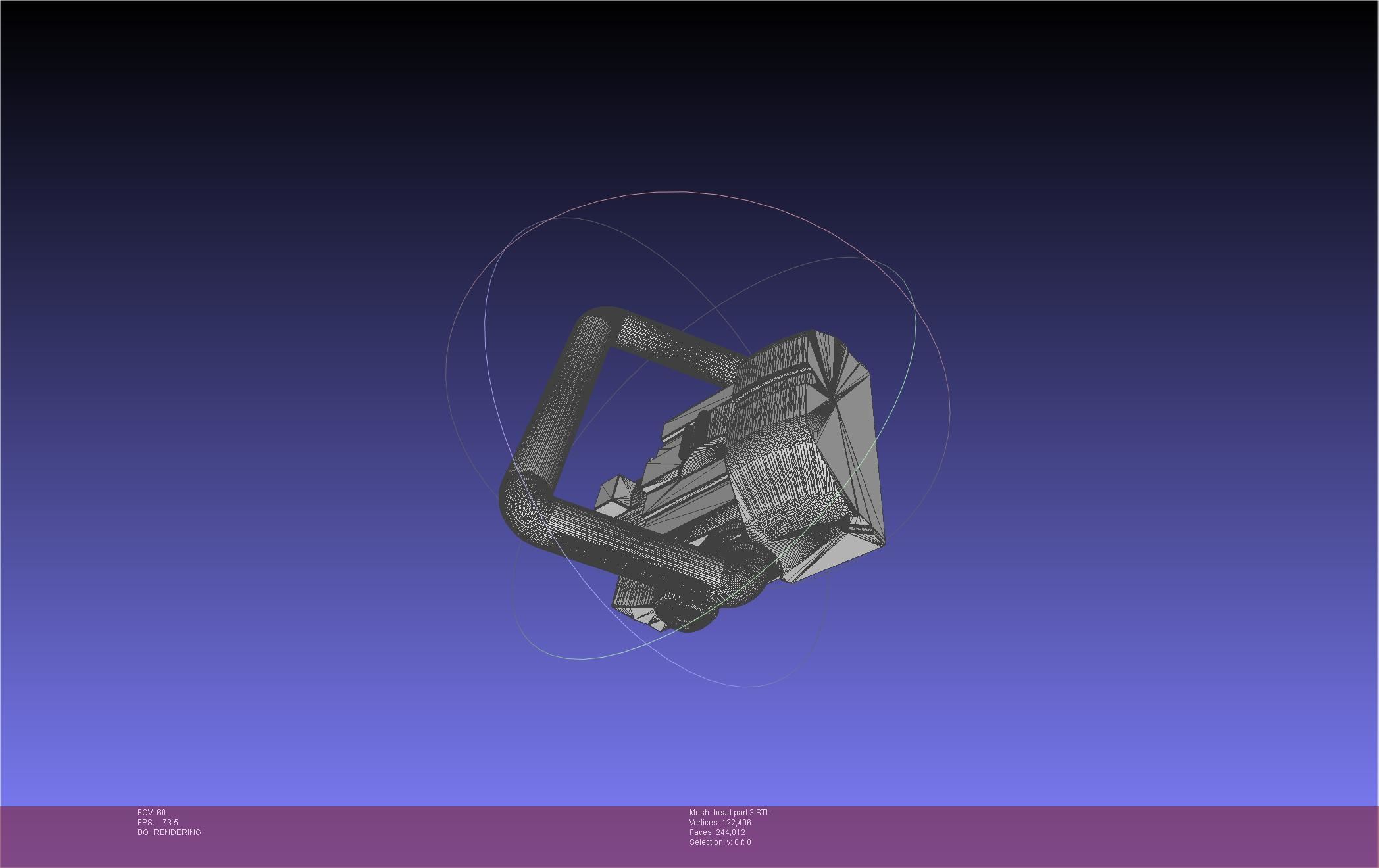 Chainsaw Man head printable assembly 3D print model_63