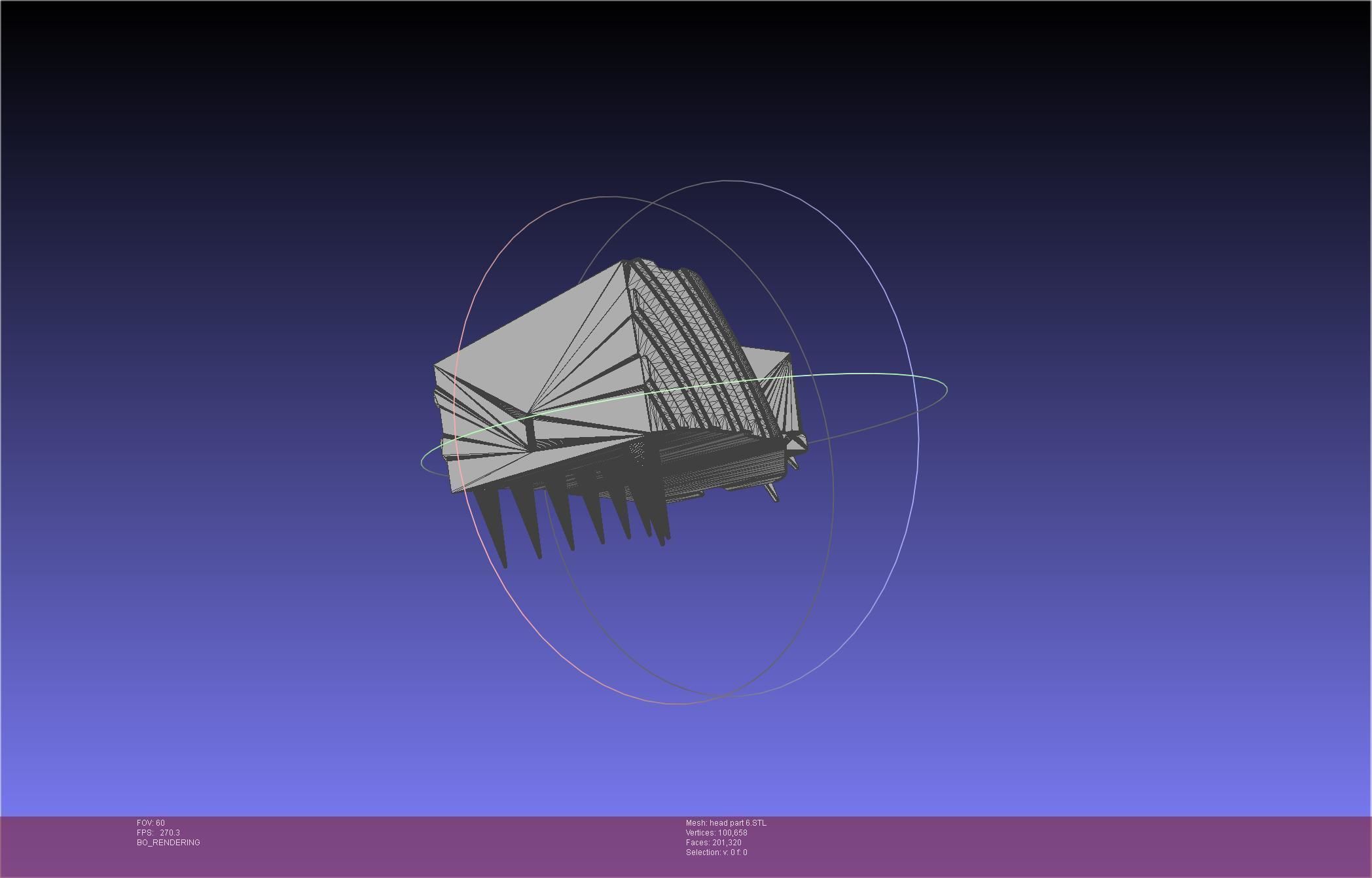 Chainsaw Man head printable assembly 3D print model_87