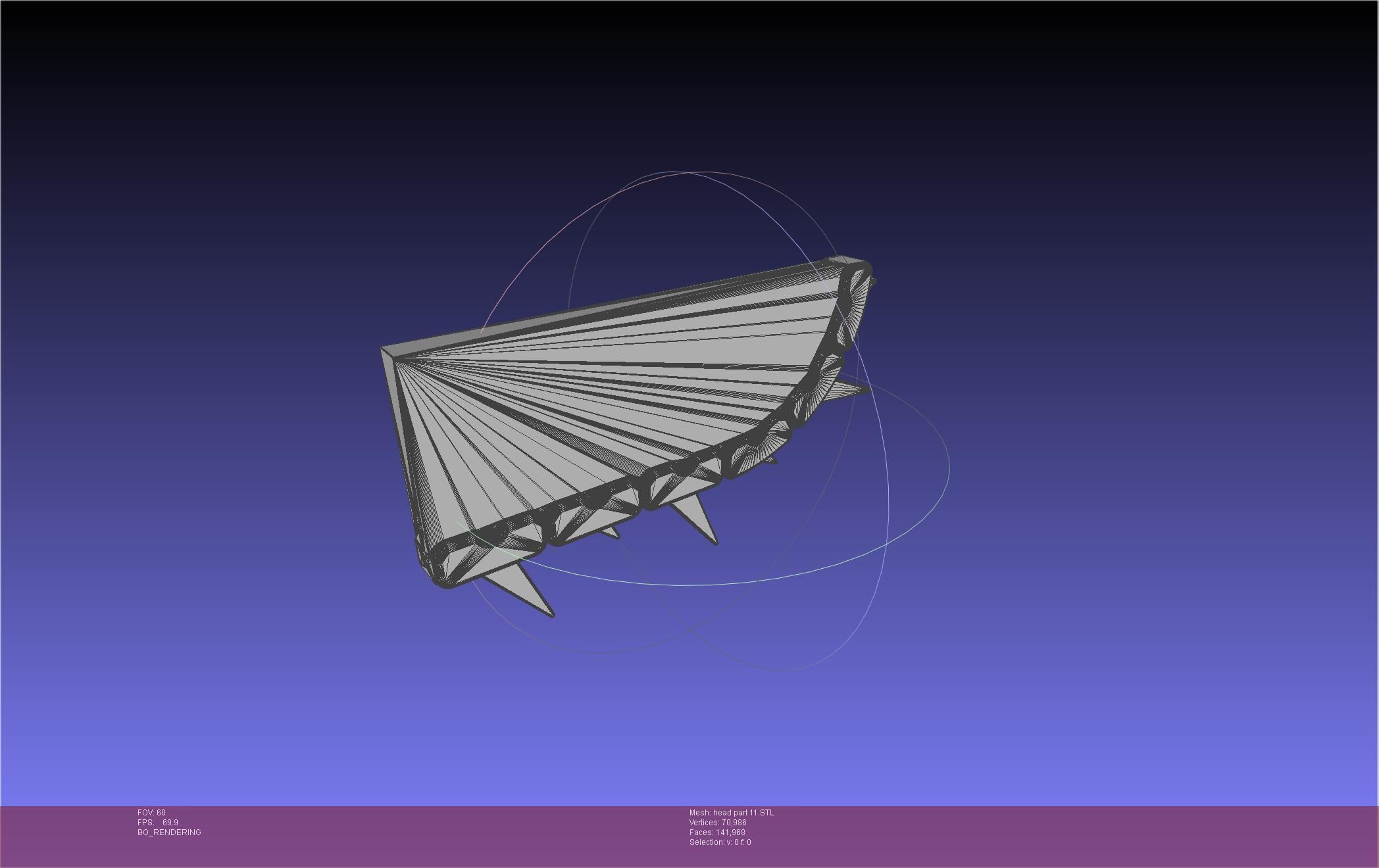 Chainsaw Man head printable assembly 3D print model_119
