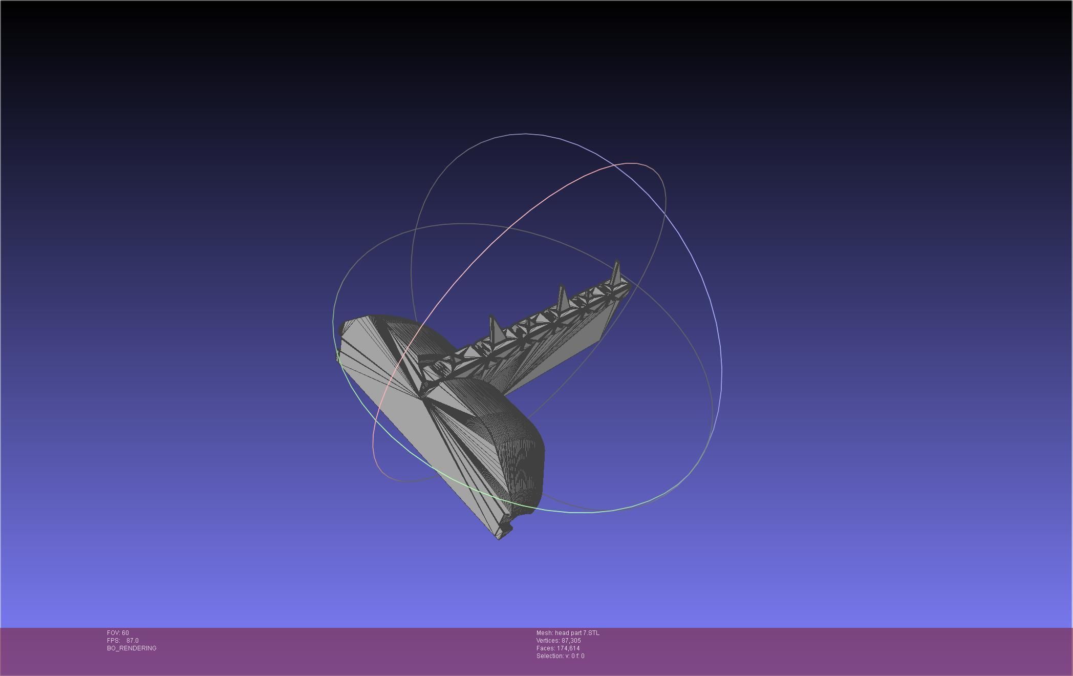 Chainsaw Man head printable assembly 3D print model_95