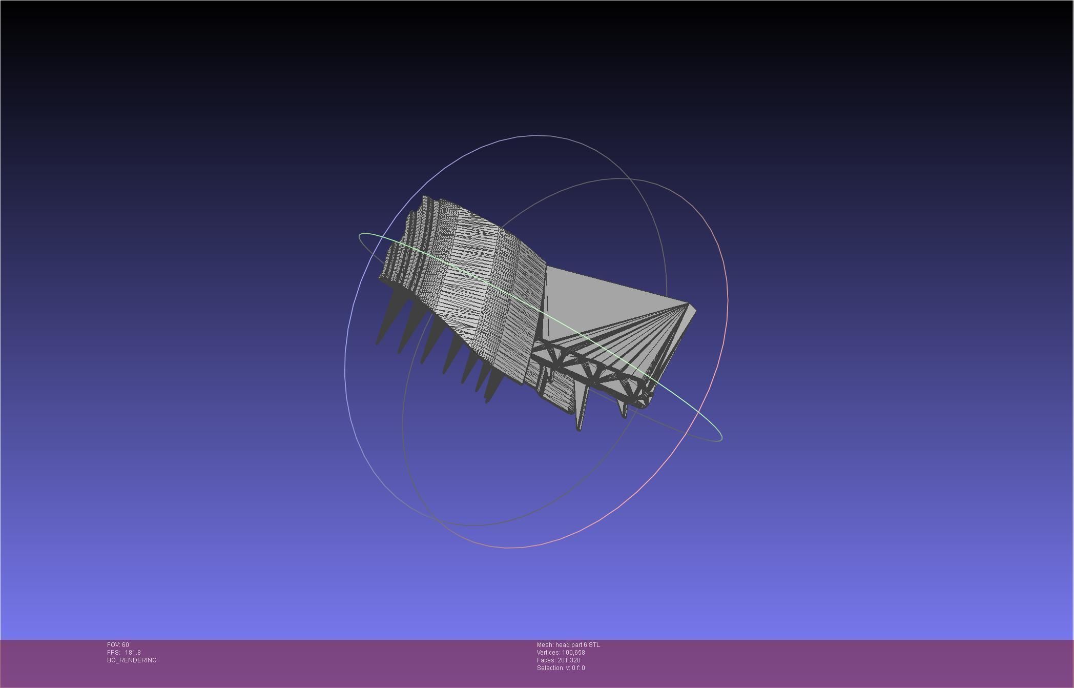 Chainsaw Man head printable assembly 3D print model_86