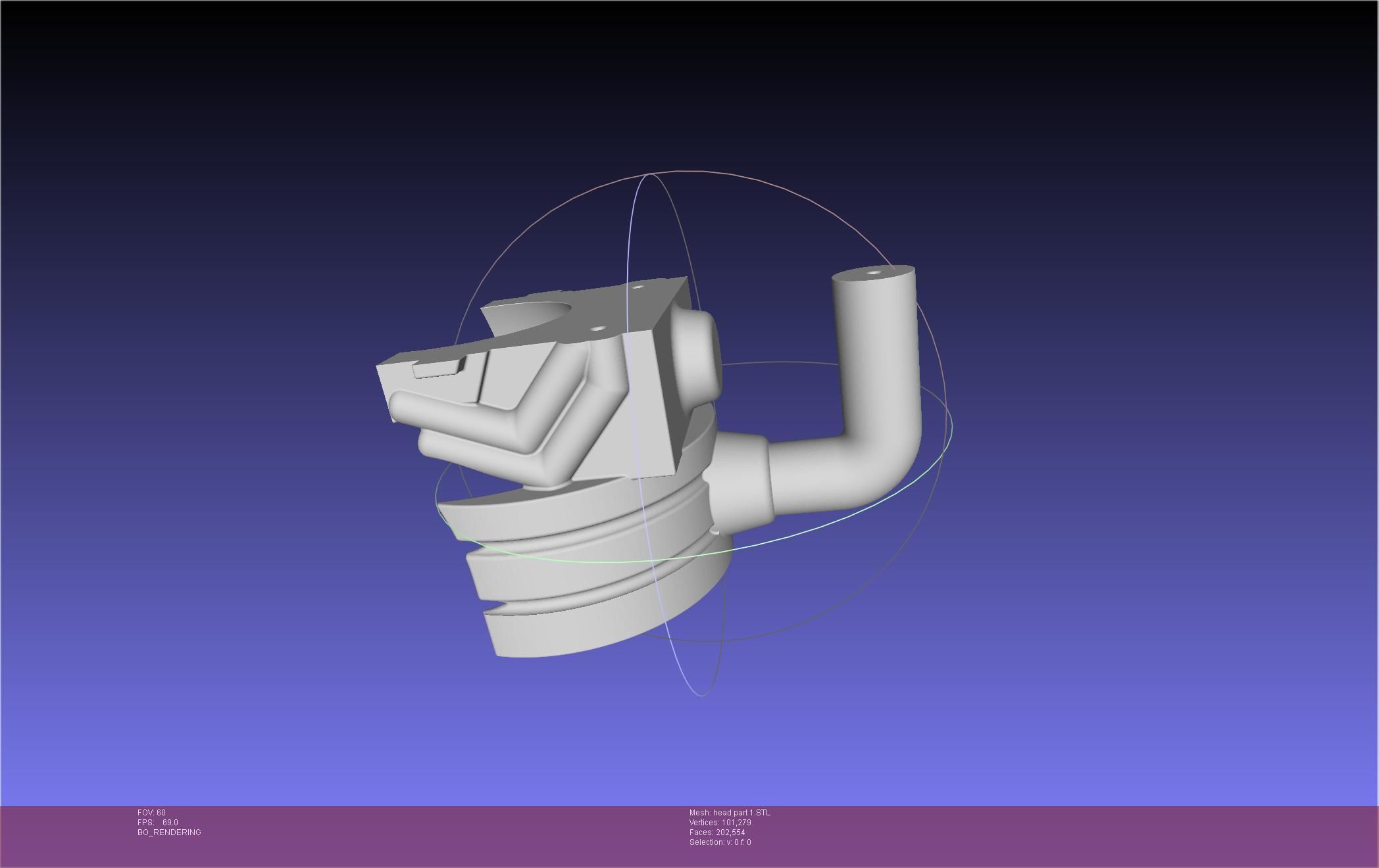 Chainsaw Man head printable assembly 3D print model_47