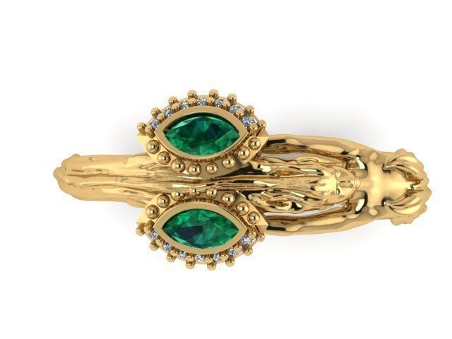 Daphne ring -orginal design from myth 3D print model_2