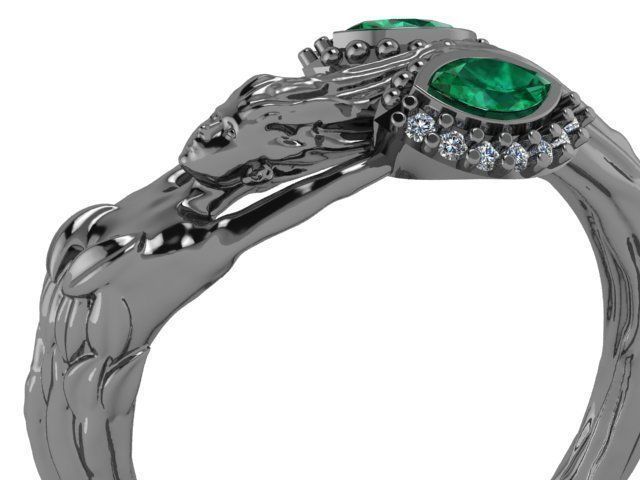 Daphne ring -orginal design from myth 3D print model_10