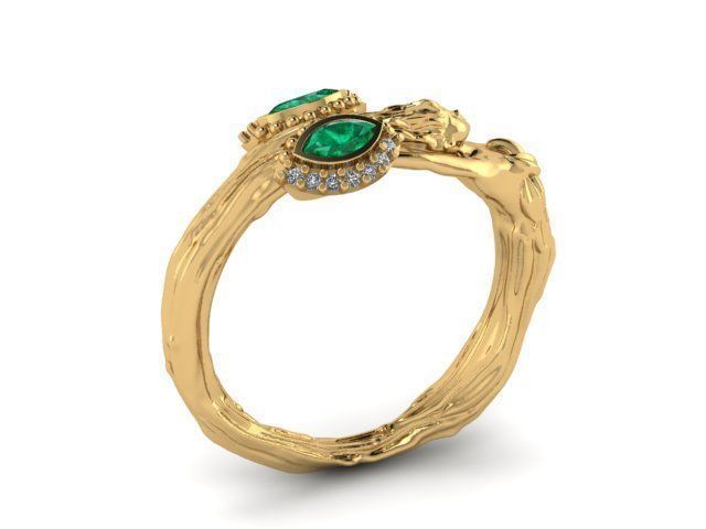 Daphne ring -orginal design from myth 3D print model_6