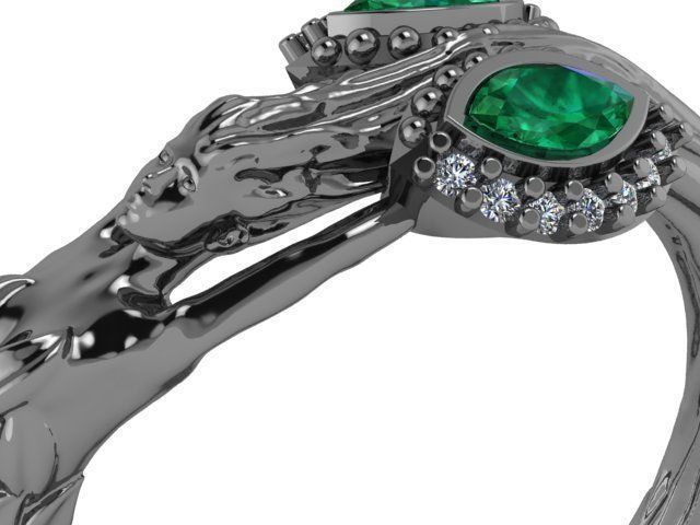 Daphne ring -orginal design from myth 3D print model_8