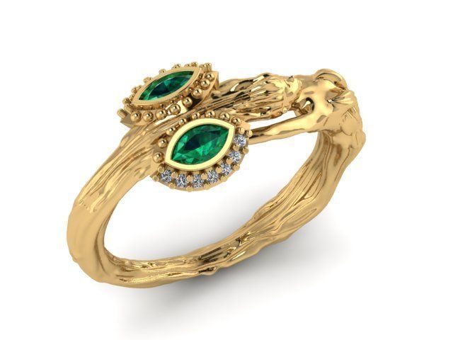 Daphne ring -orginal design from myth 3D print model_4