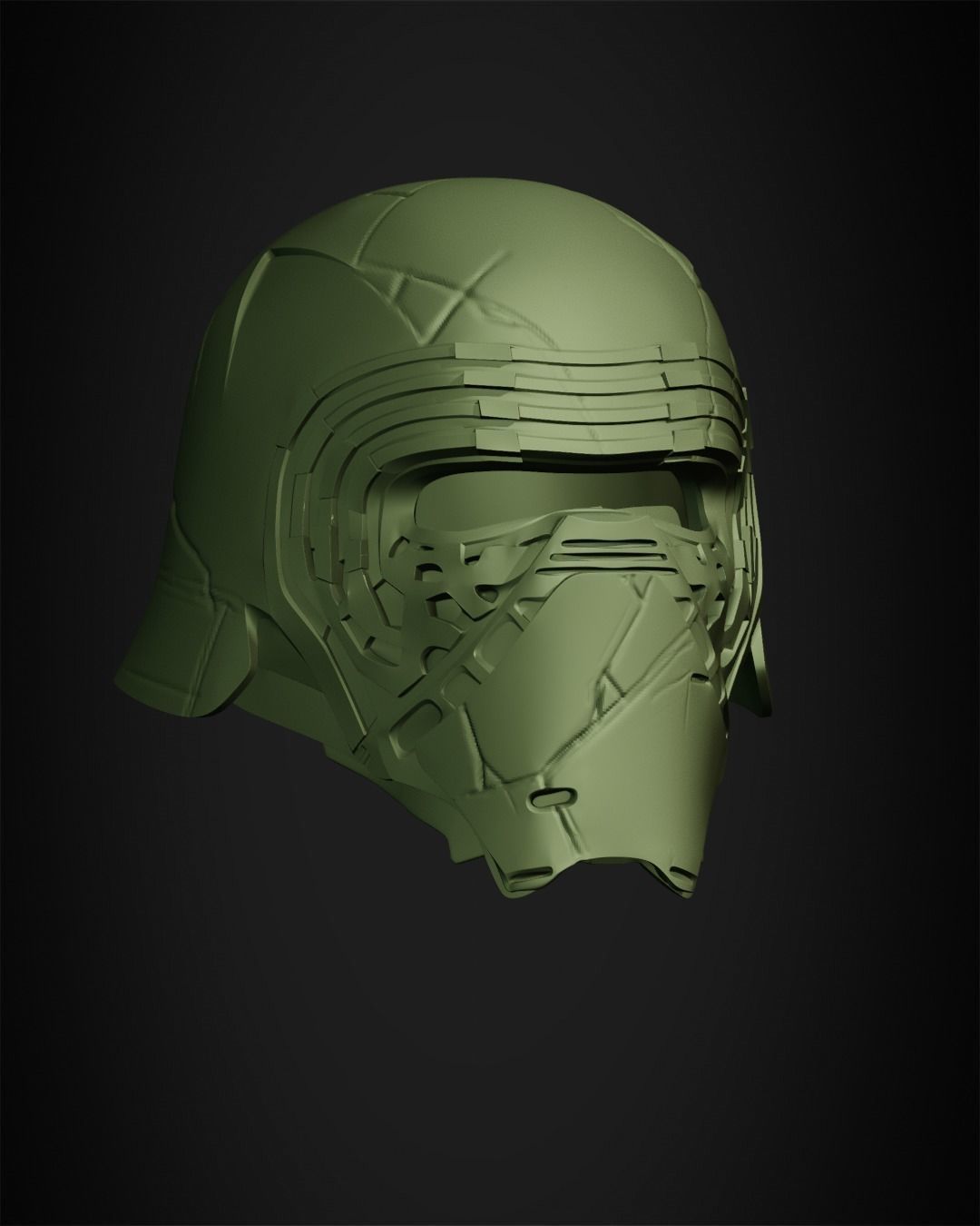 Star Wars Kylo Ren Helmet from for Cosplay 3D print model_20