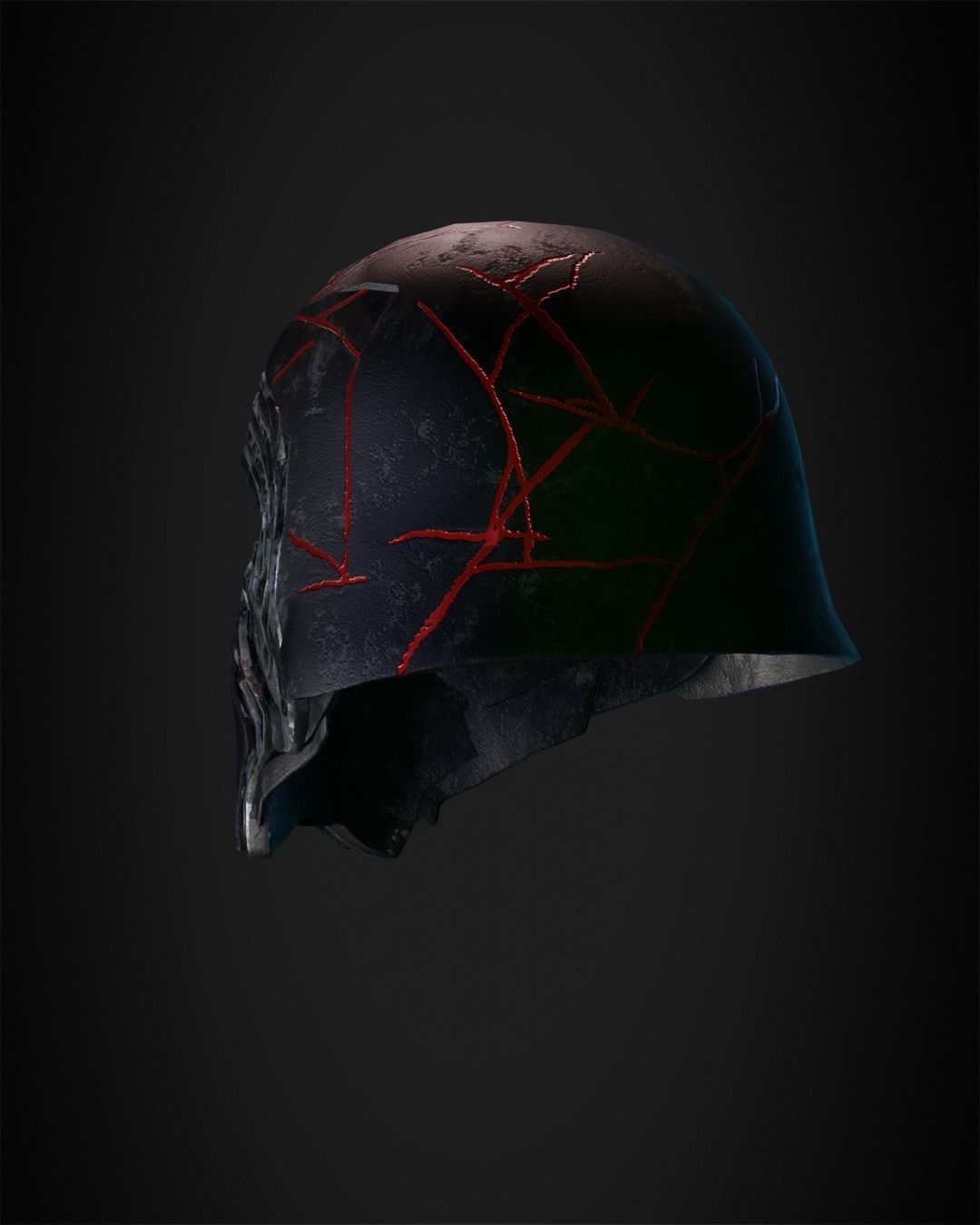 Star Wars Kylo Ren Helmet from for Cosplay 3D print model_4