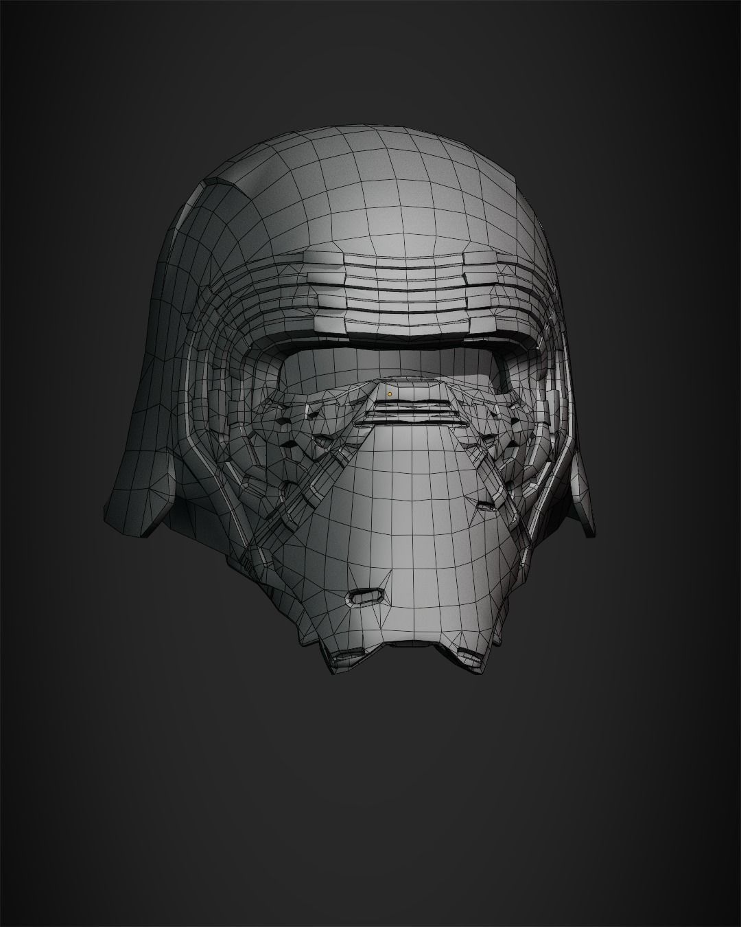Star Wars Kylo Ren Helmet from for Cosplay 3D print model_21