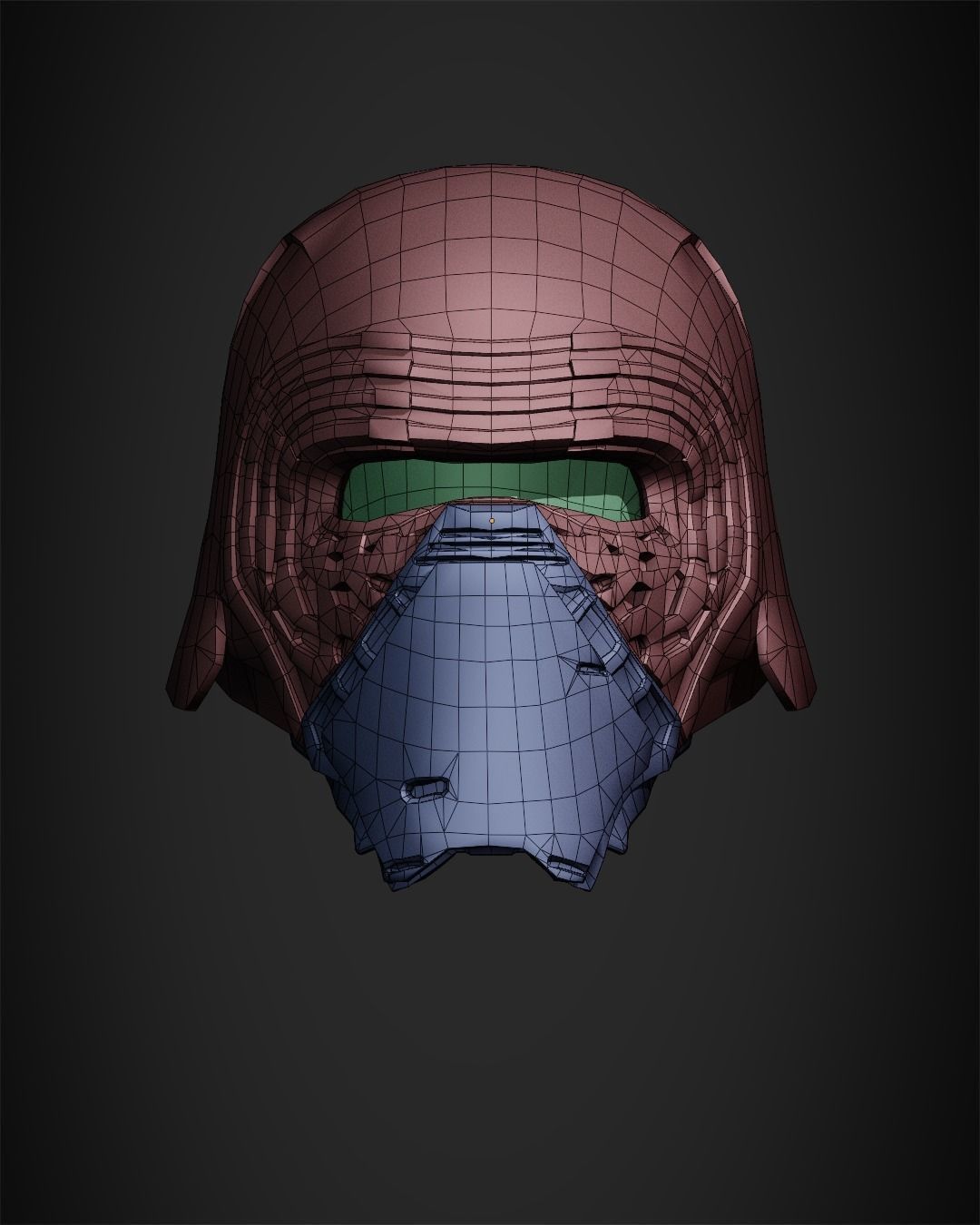 Star Wars Kylo Ren Helmet from for Cosplay 3D print model_10