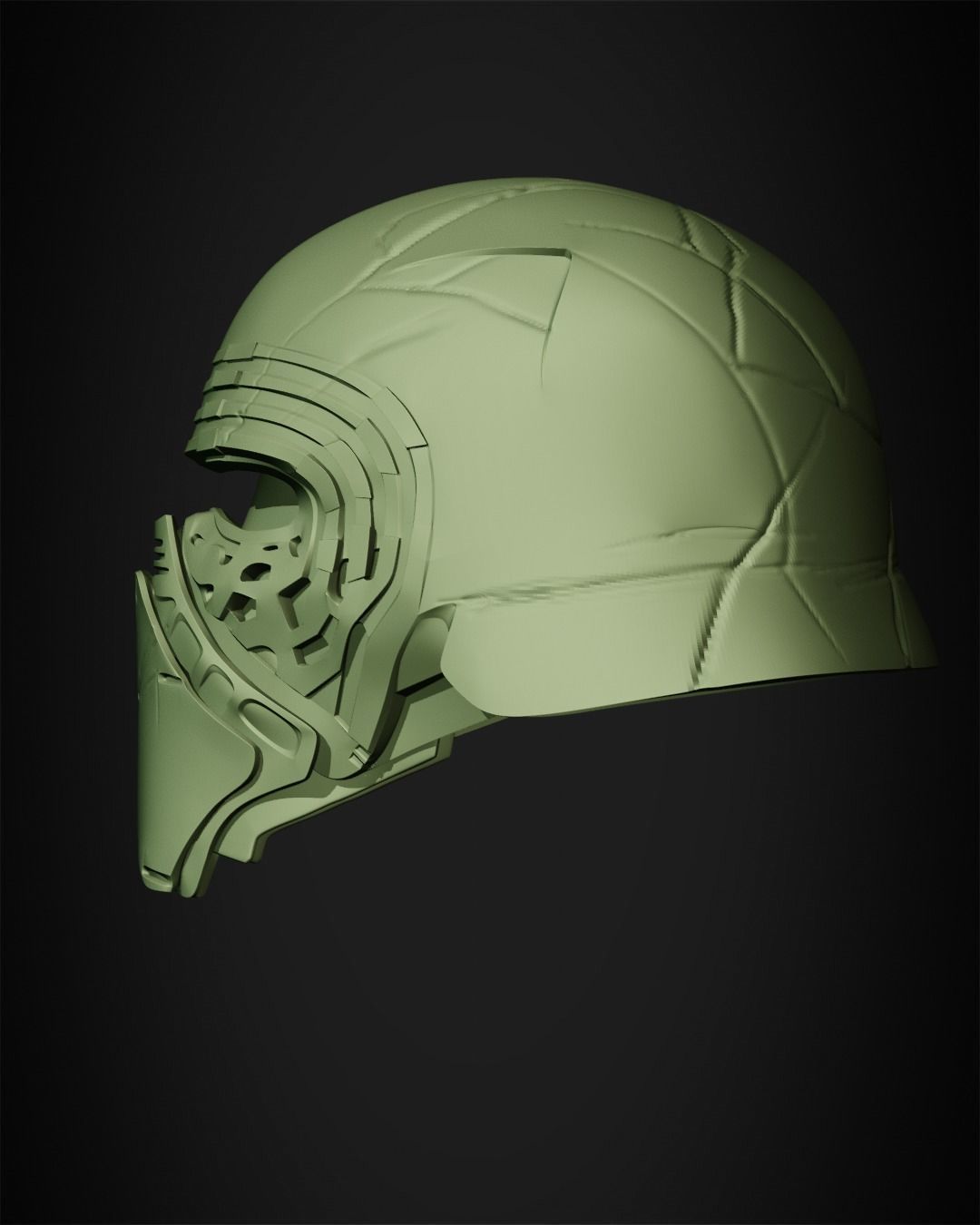 Star Wars Kylo Ren Helmet from for Cosplay 3D print model_16