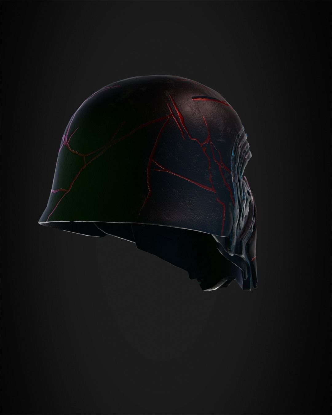 Star Wars Kylo Ren Helmet from for Cosplay 3D print model_6