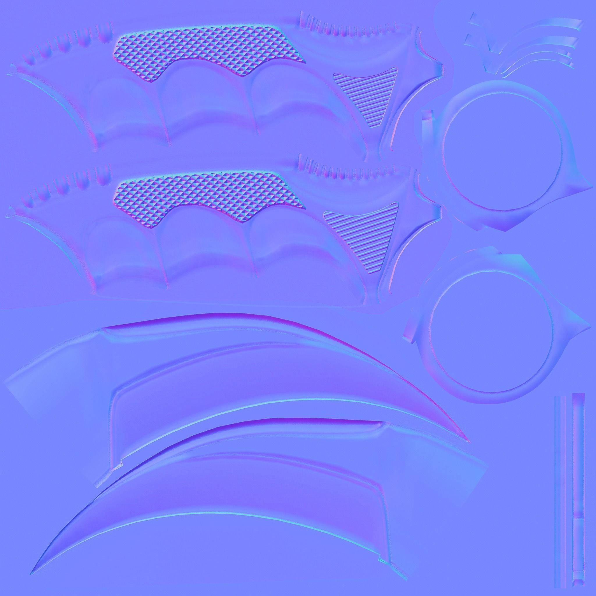 Karambit 3D model knife 3D model_4