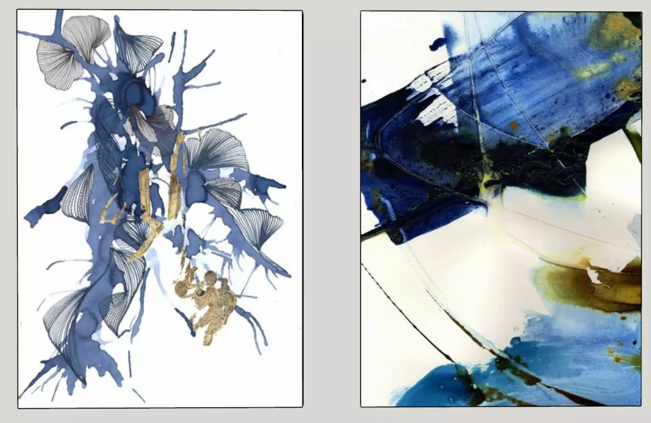 FRAMES two abstract paintings Free 3D model