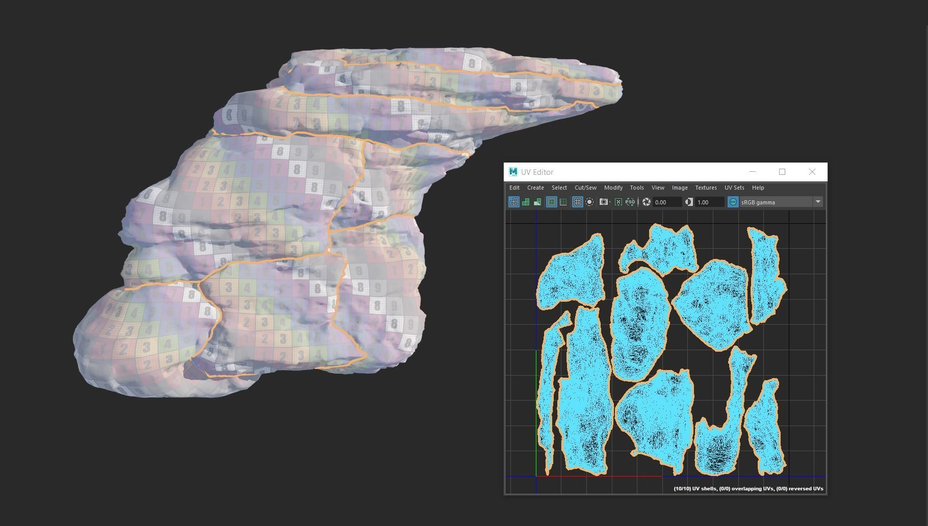 Desert Sandstone Cliffs and Rocks Modular UE Low-poly 3D model_21