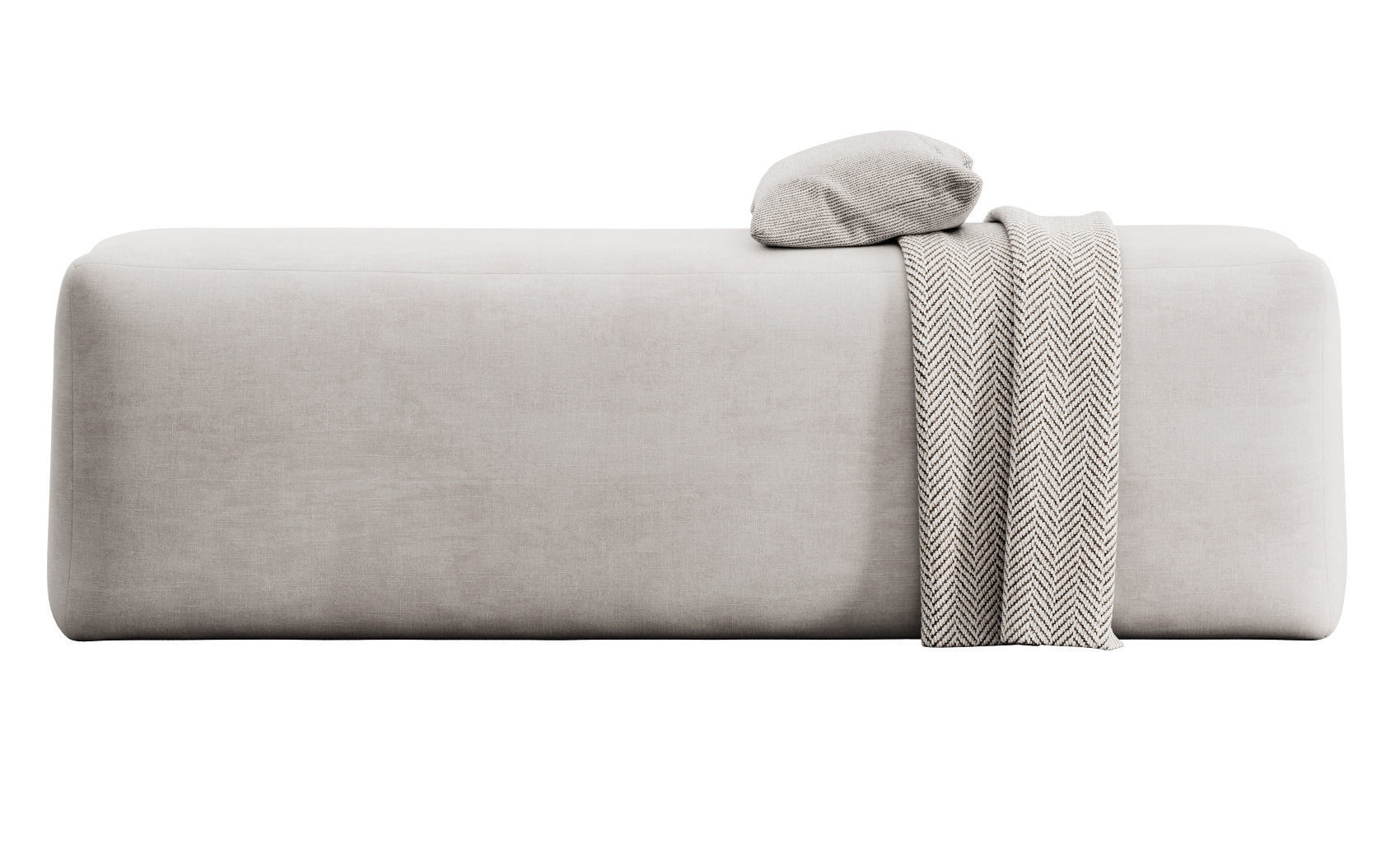 Rectangular bench 3D model_14