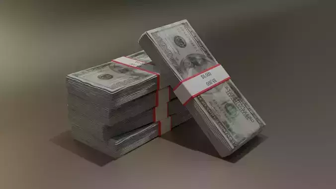 Money Bundle 3D model