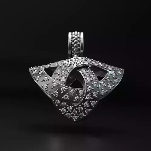 Pendants Jewelry Celtic knot Triquetra 2- 3D print model
