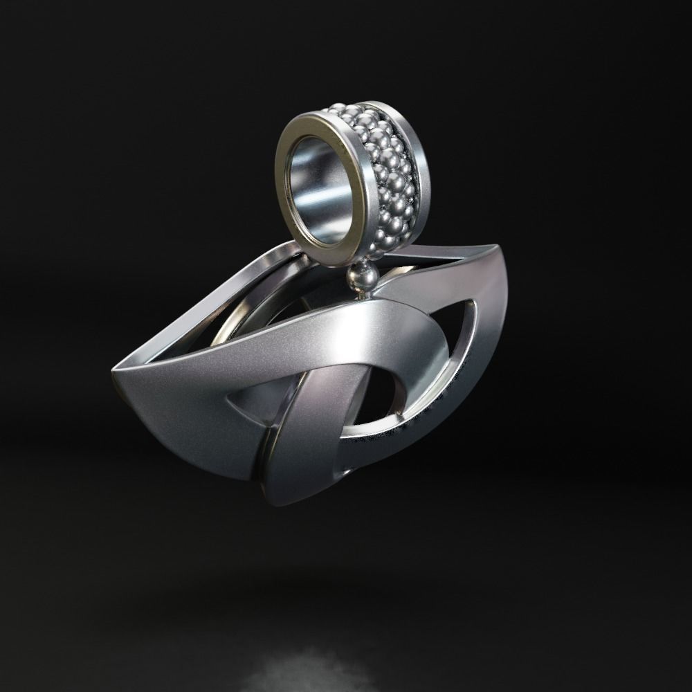 Pendants Jewelry Celtic knot Triquetra 2- 3D print model_13