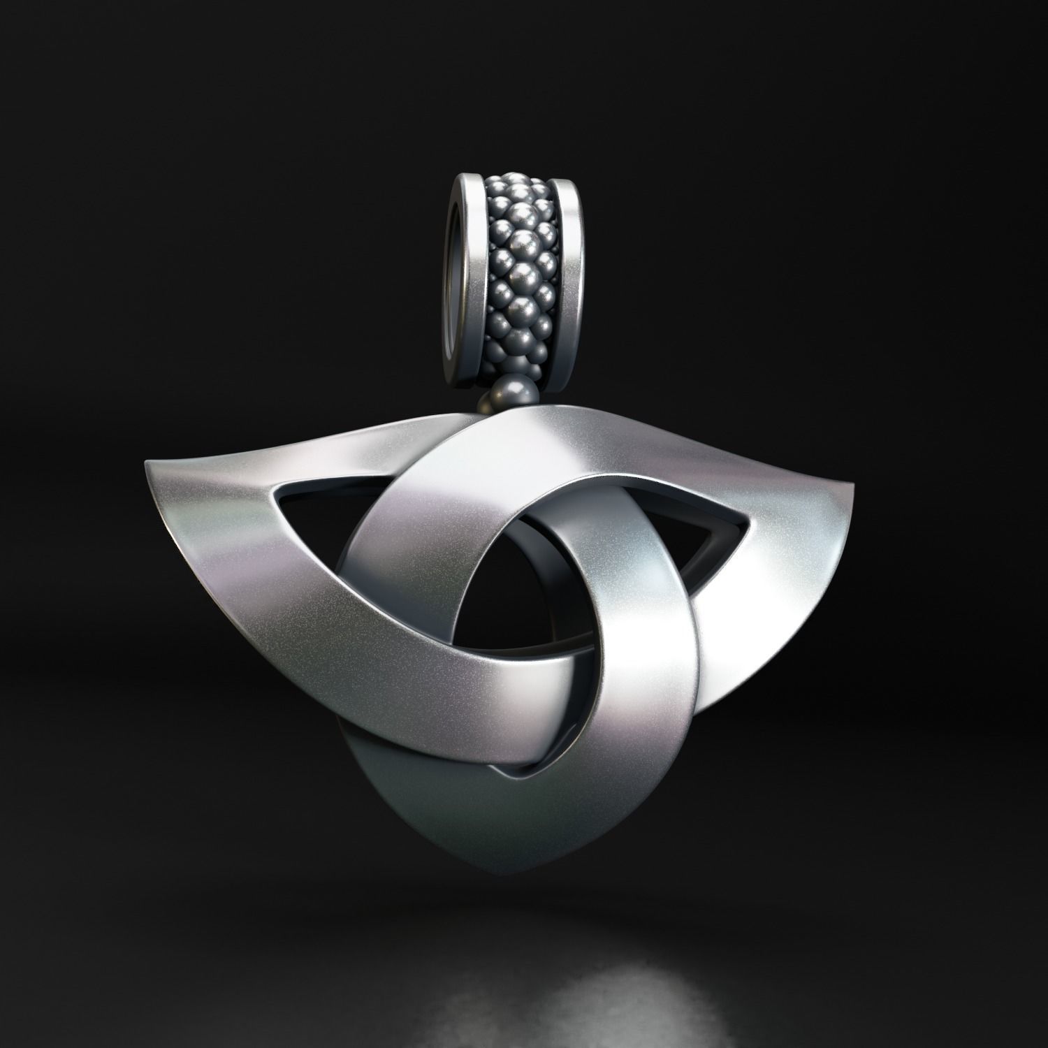 Pendants Jewelry Celtic knot Triquetra 2- 3D print model_14