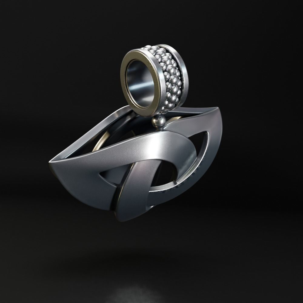 Pendants Jewelry Celtic knot Triquetra 2- 3D print model_12