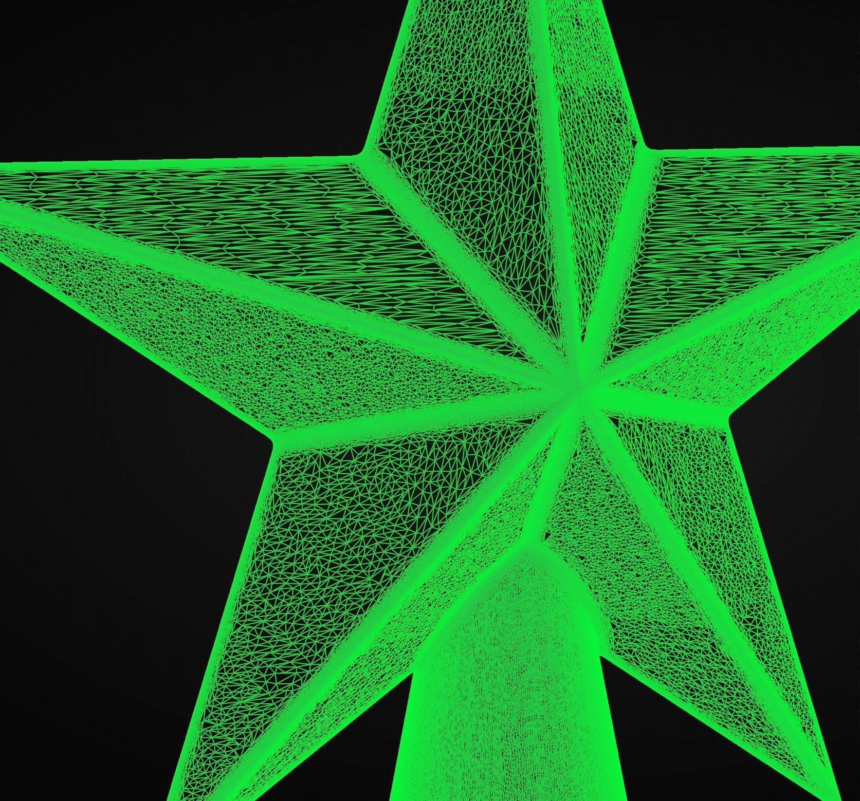 LIT UP EASY STAR ORNAMENT FOR YOUR PINE TREE 3D print model_6