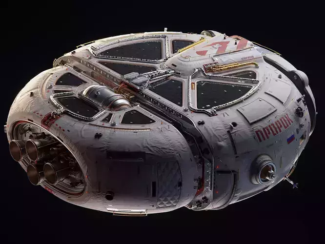 PROROK Spacecraft Blender Project File 3D model