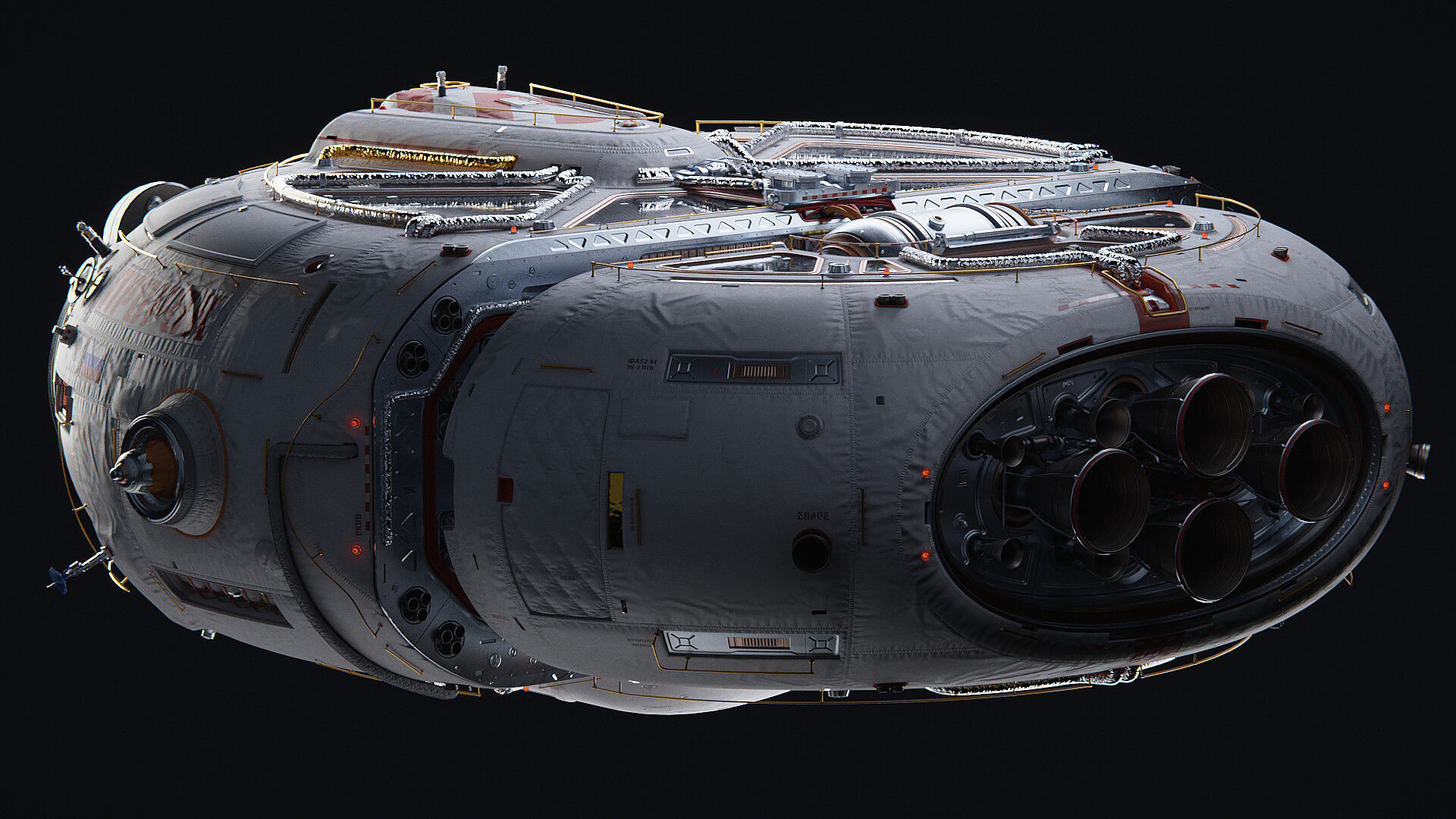 PROROK Spacecraft Blender Project File 3D model_10