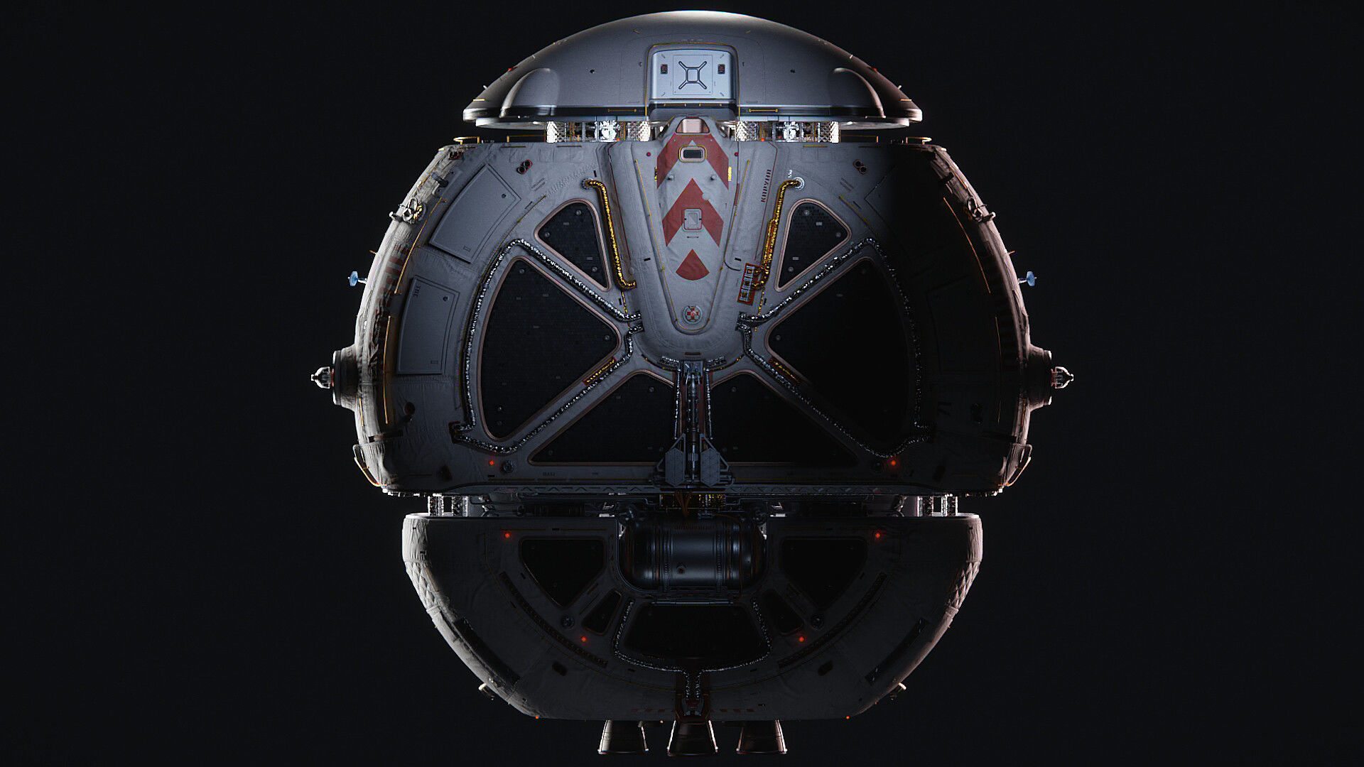 PROROK Spacecraft Blender Project File 3D model_8