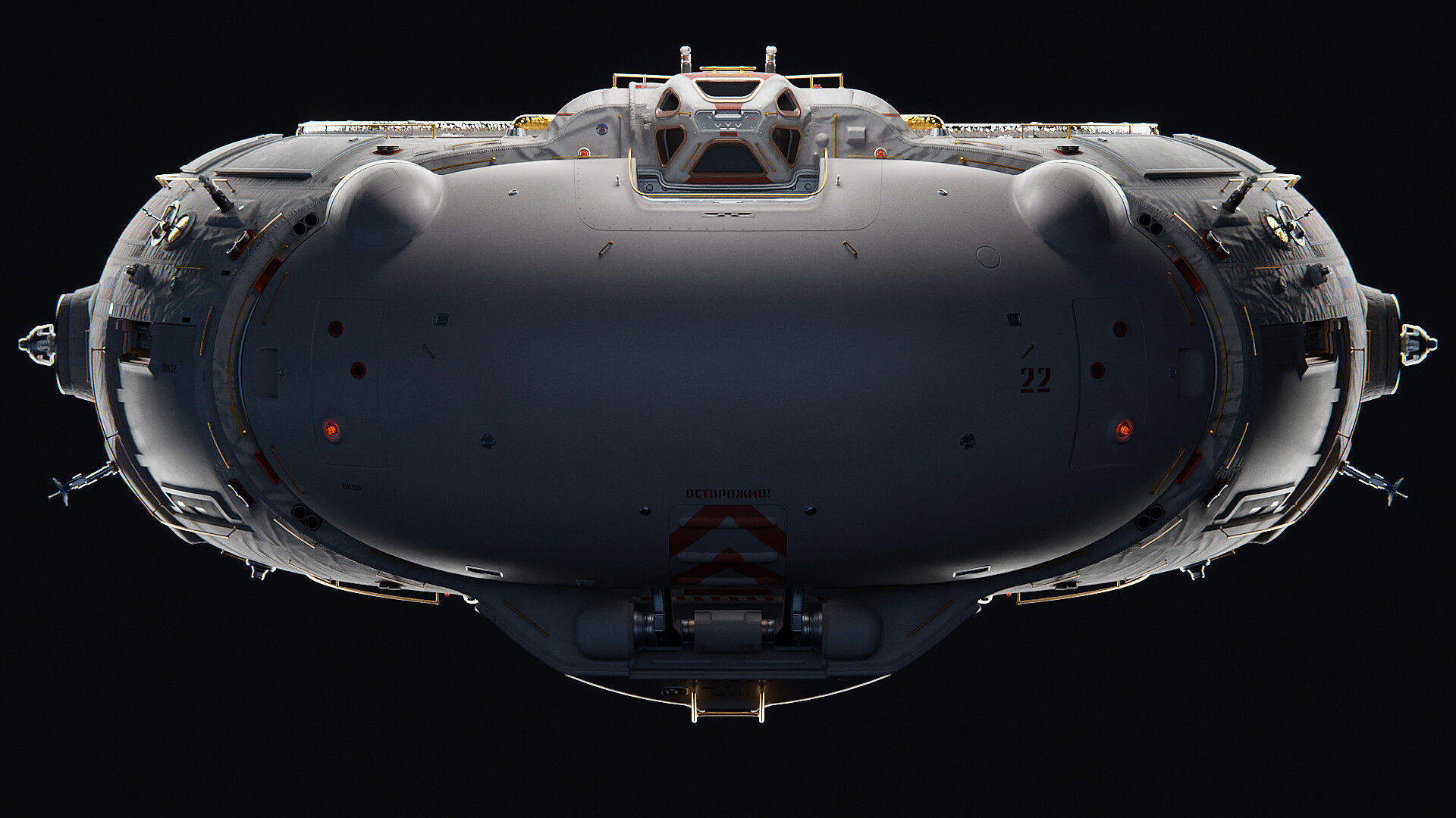PROROK Spacecraft Blender Project File 3D model_5