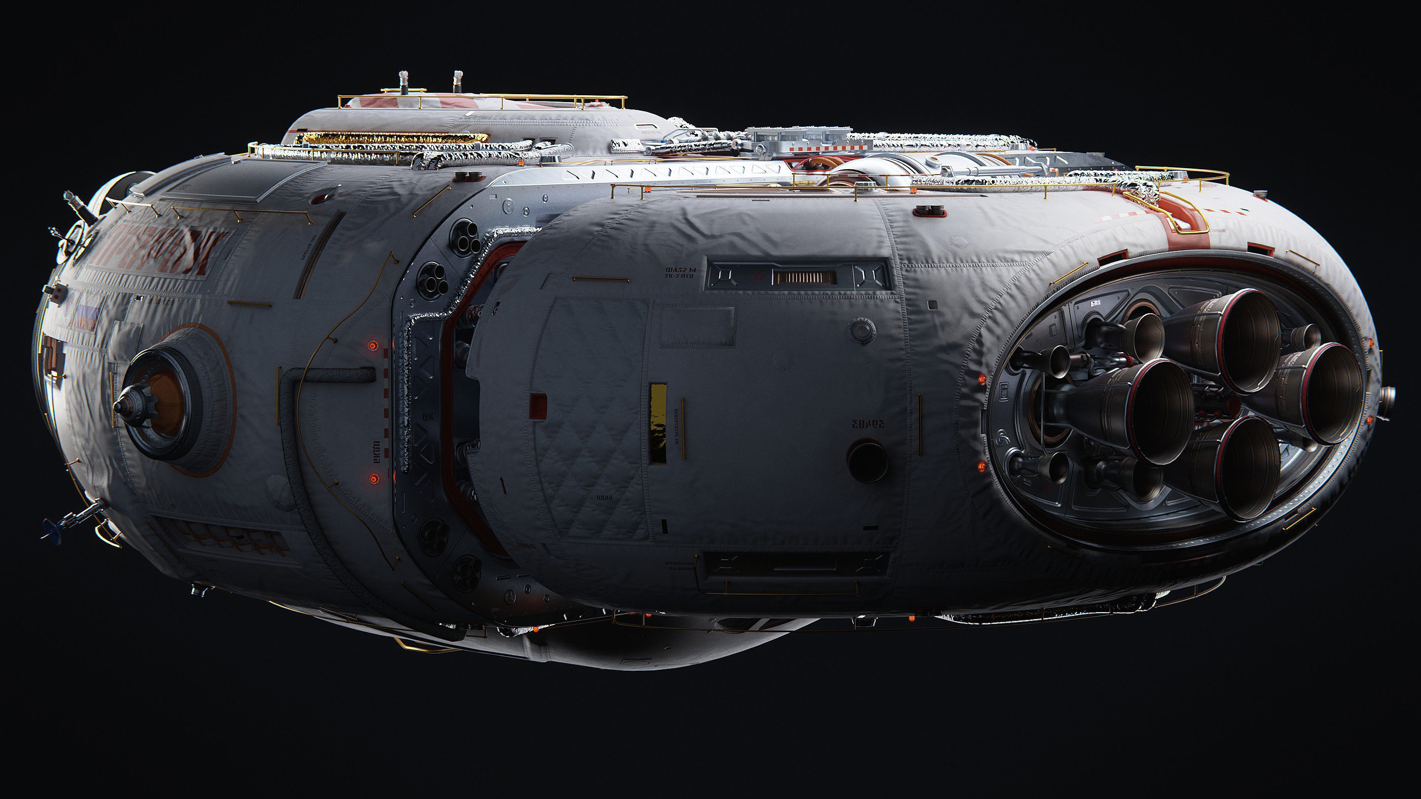 PROROK Spacecraft Blender Project File 3D model_2